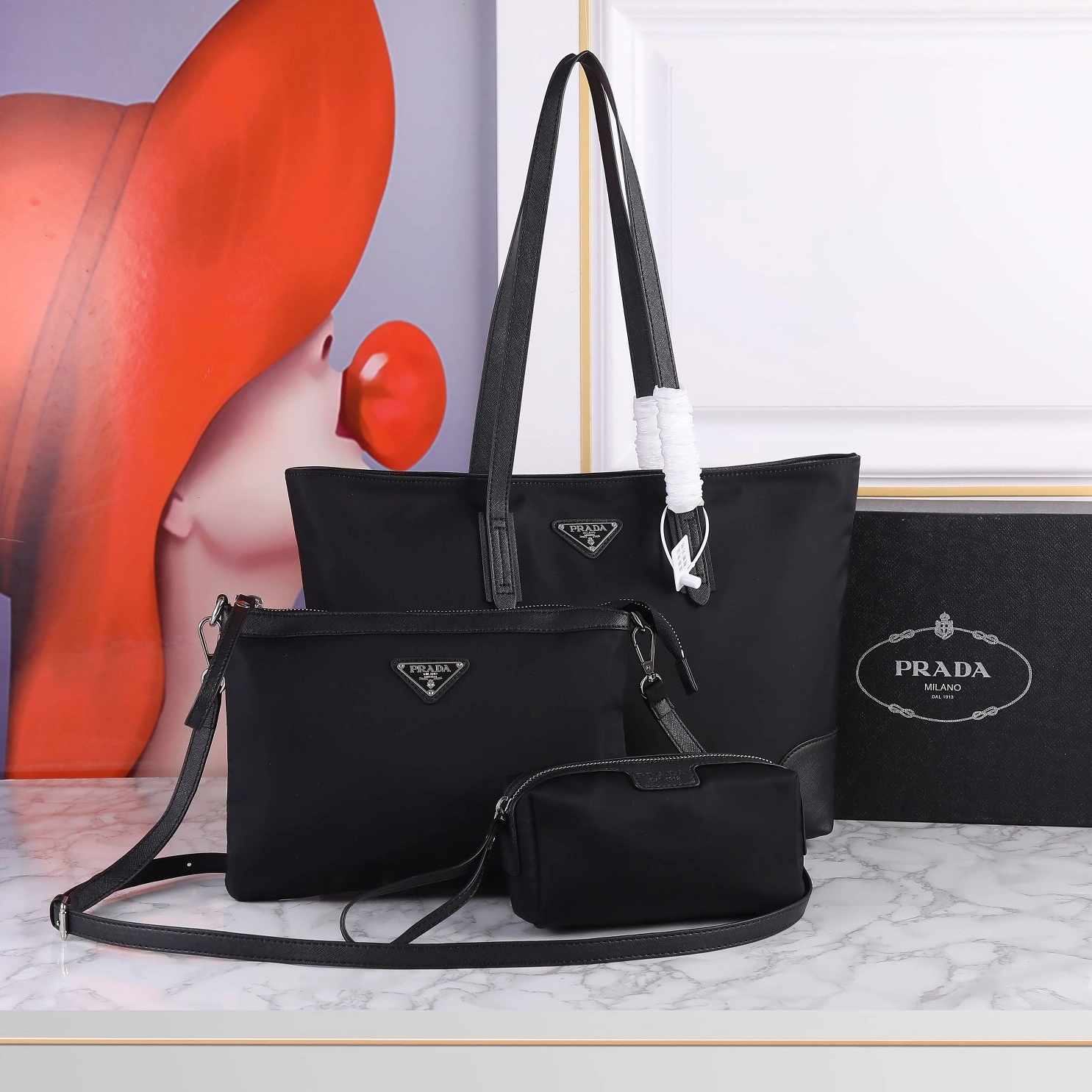 Resilient 1059 Prada AAA Quality Shoulder Bags For Women