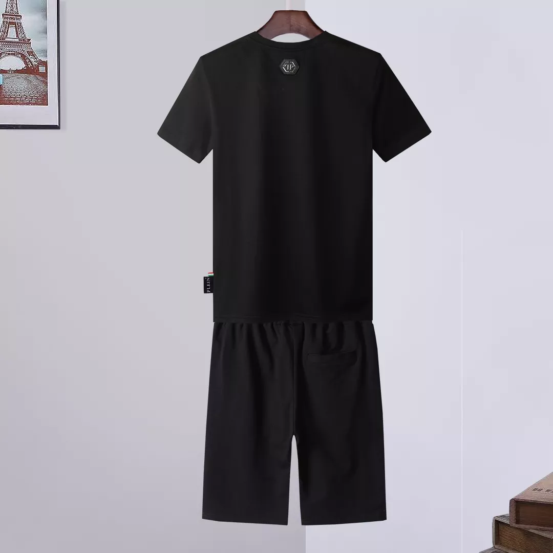 Resilient 1944 Philipp Plein PP Tracksuits Short Sleeved For Men