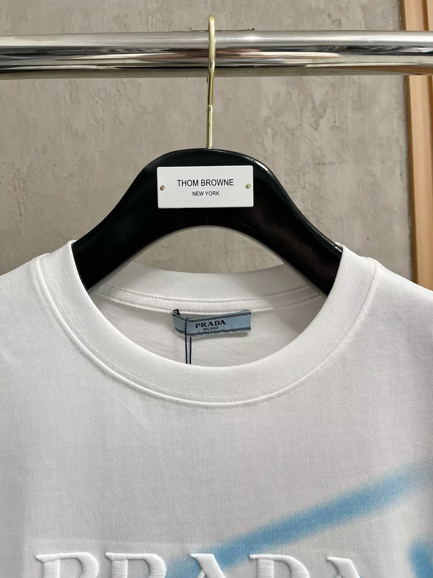 Resilient 2574 Prada T-Shirts Short Sleeved For Unisex