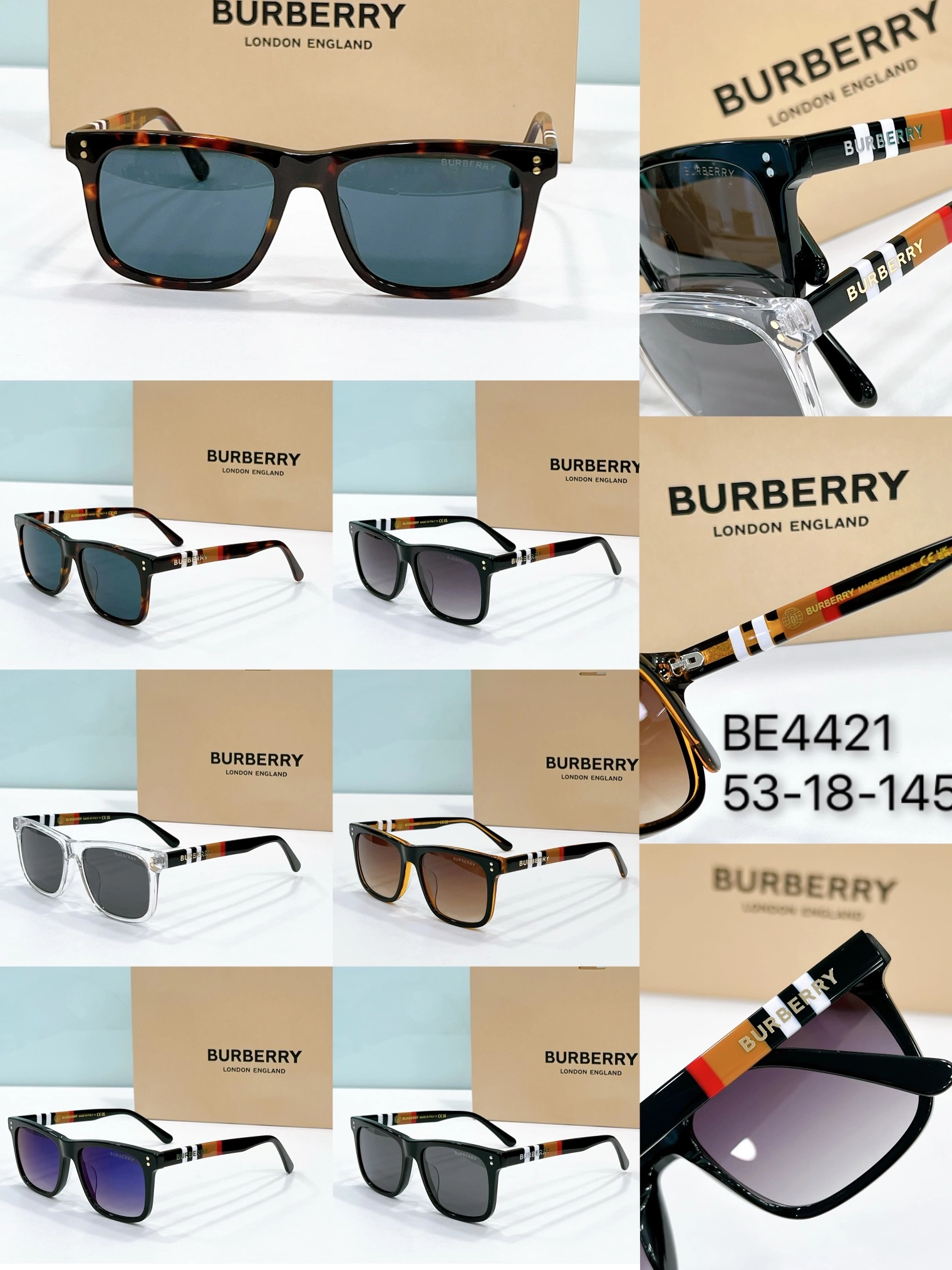 Resilient 2591 Burberry AAA Quality Sunglasses
