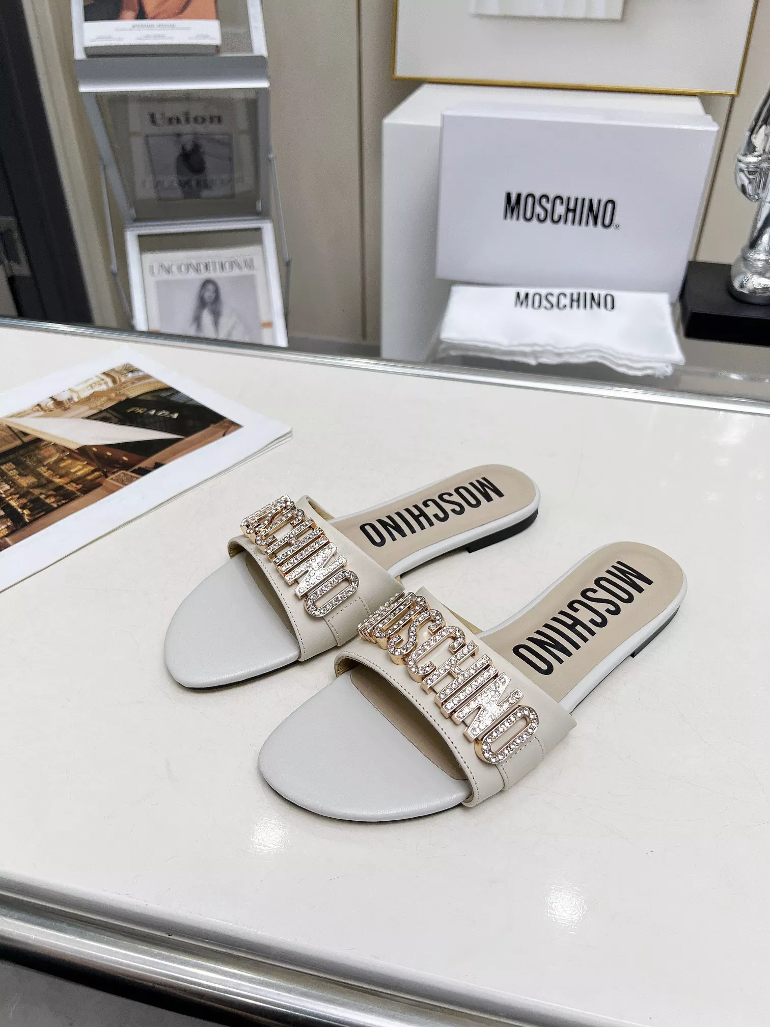 Resilient 3103 Moschino Slippers For Women