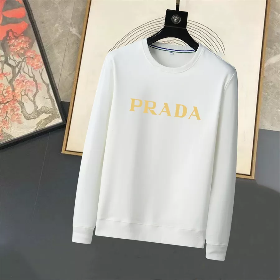 Resilient 3182 Prada Hoodies Long Sleeved For Men