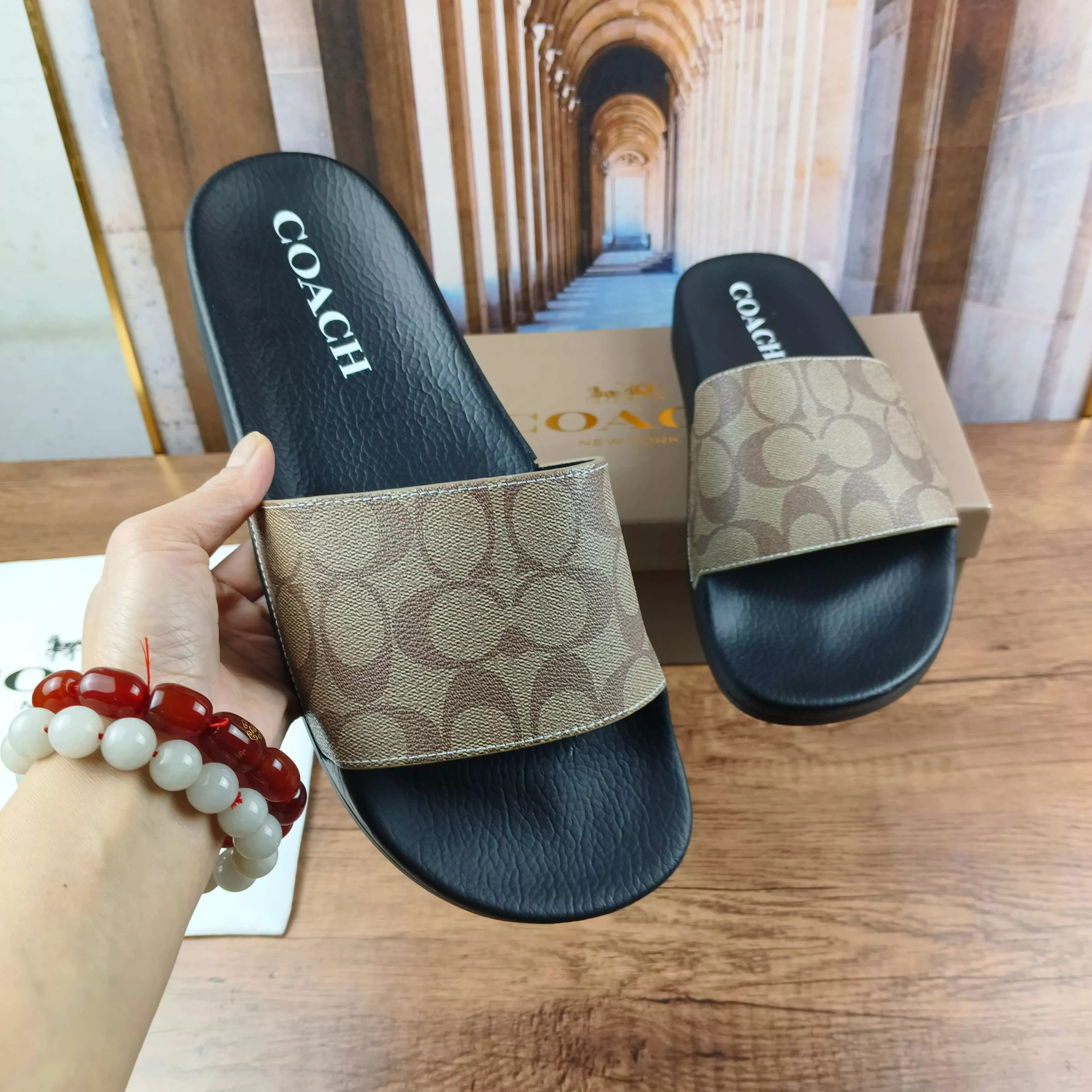 Resilient 3245 Coach Slippers For Men