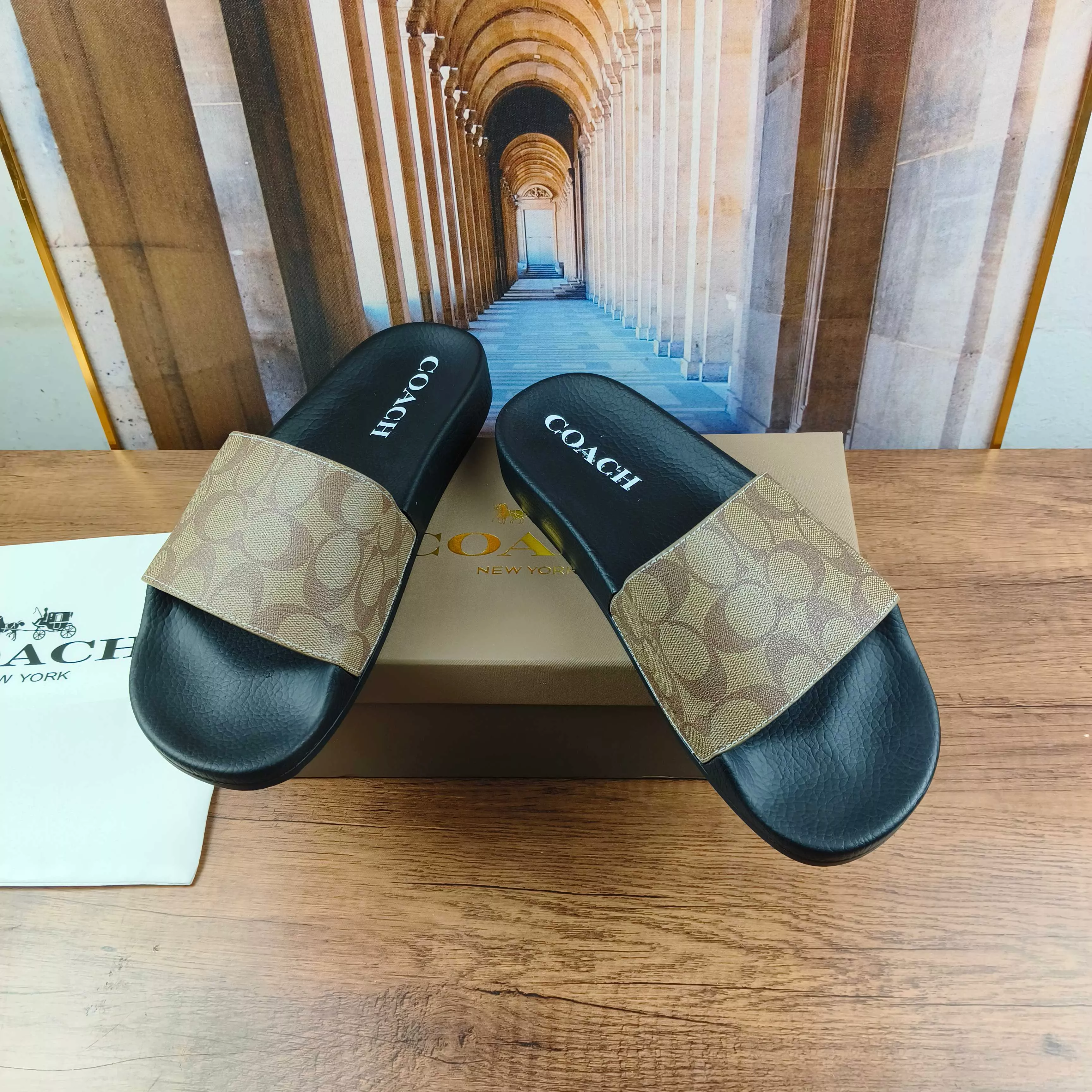 Resilient 3245 Coach Slippers For Men