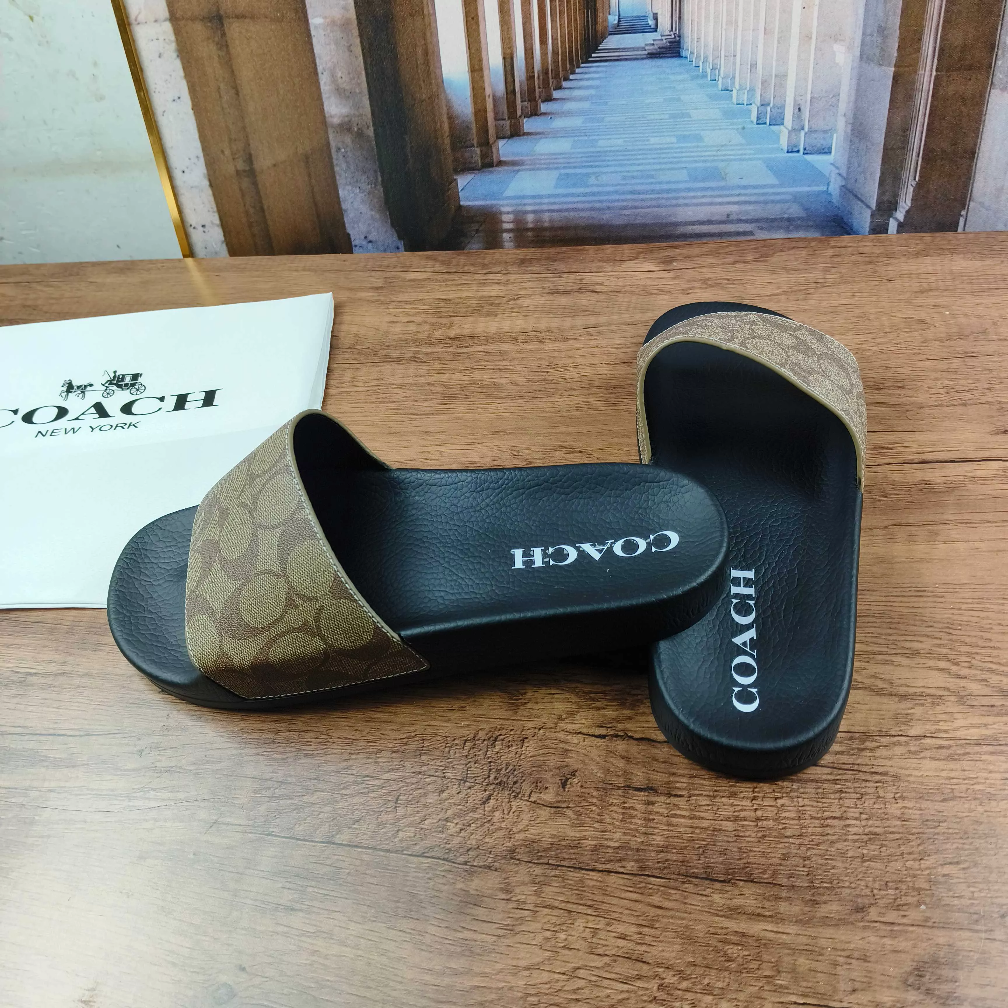 Resilient 3245 Coach Slippers For Men