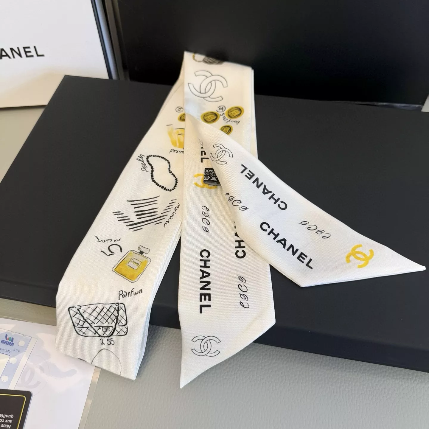 Resilient 3682 Chanel Silk Scarf