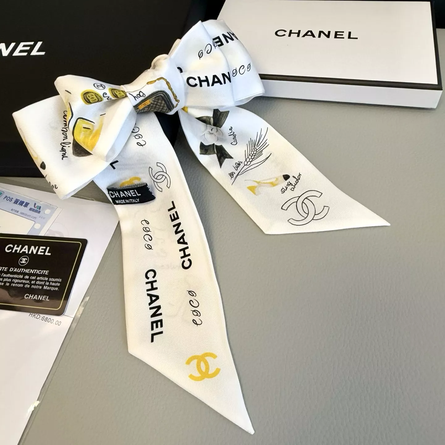 Resilient 3682 Chanel Silk Scarf