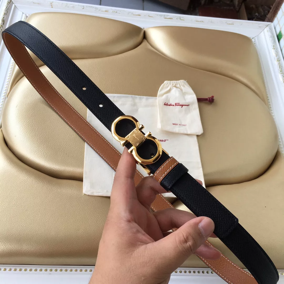 Resilient 4200 Salvatore Ferragamo AAA Quality Belts In 2.5cm For Women