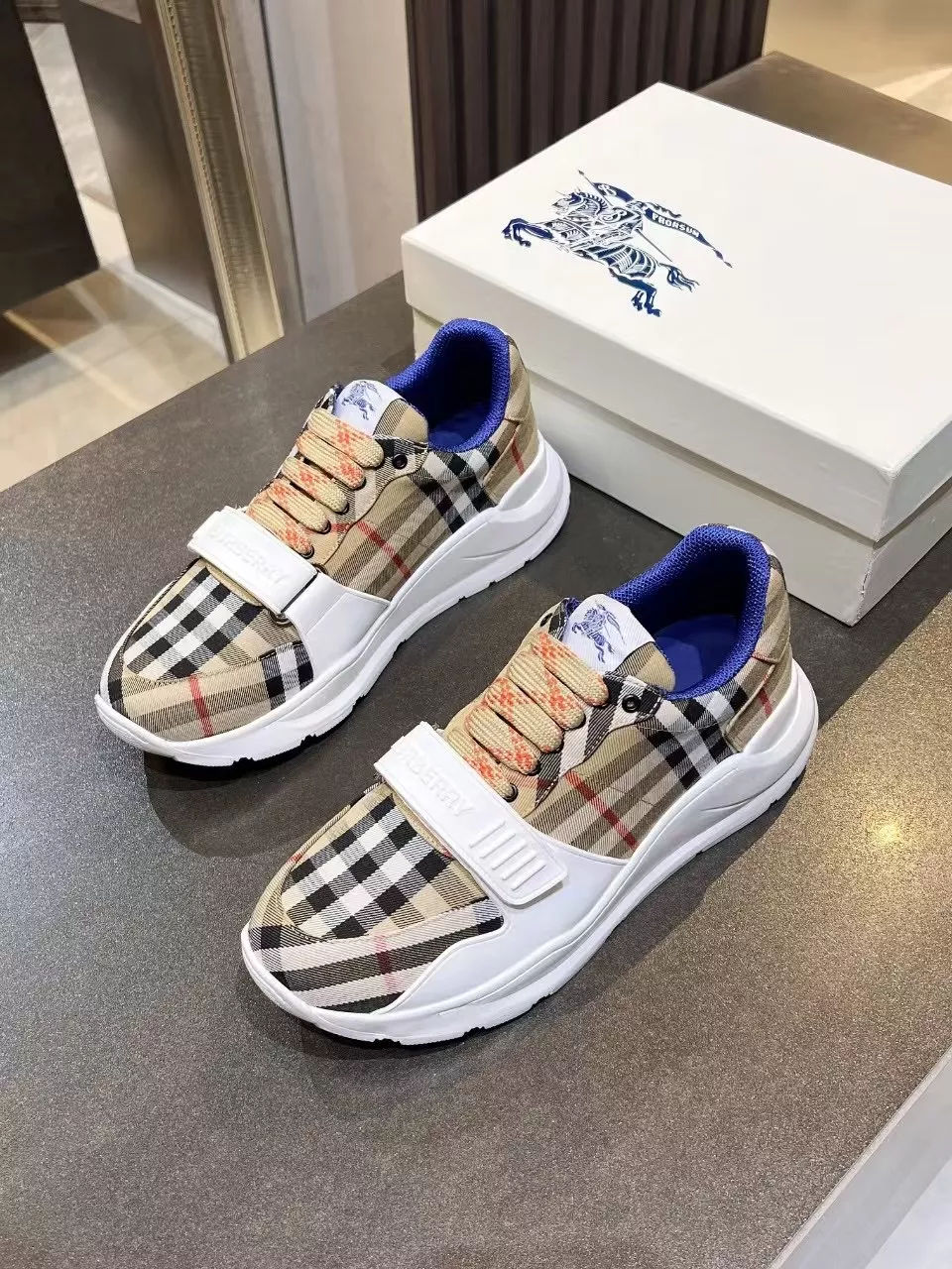 Resilient 4233 Burberry Casual Shoes For Men
