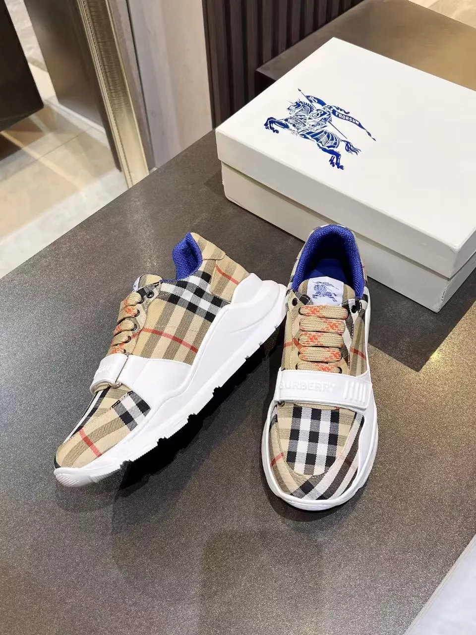 Resilient 4233 Burberry Casual Shoes For Men