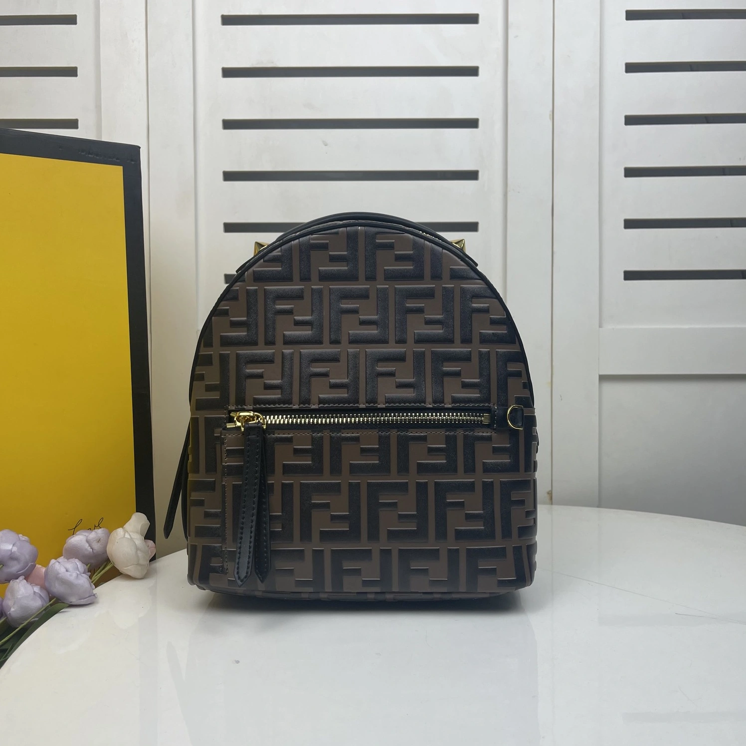Resilient 4386 Fendi AAA Quality Backpacks For Women