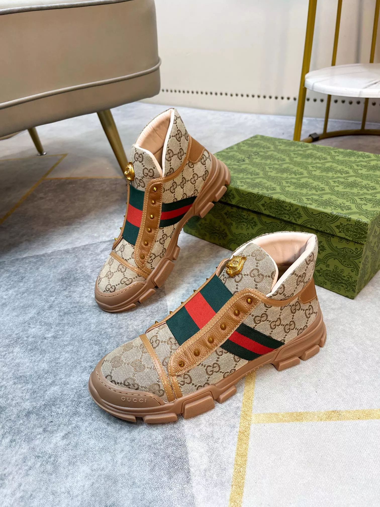 Resilient 4521 Gucci Boots For Men