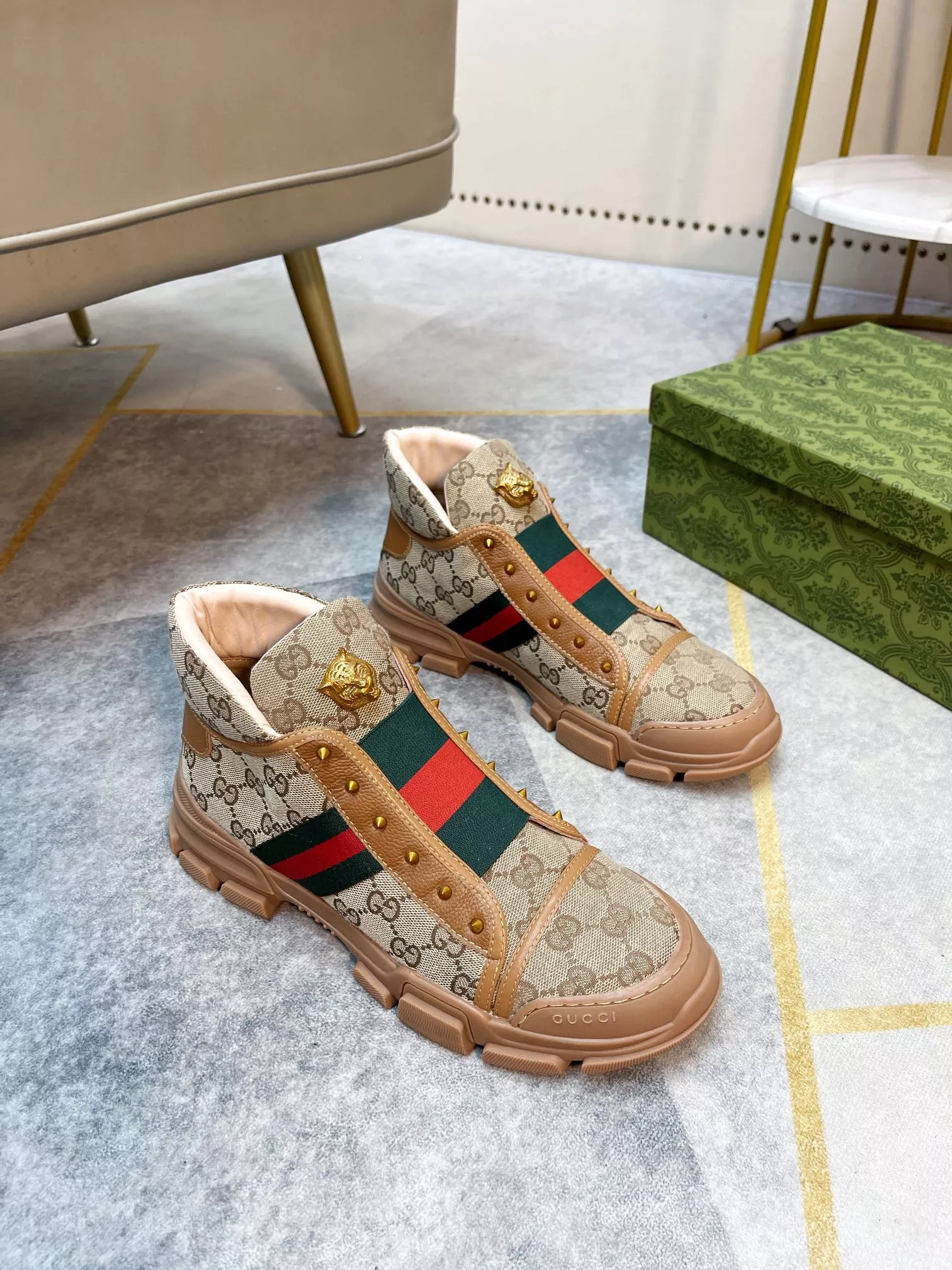 Resilient 4521 Gucci Boots For Men