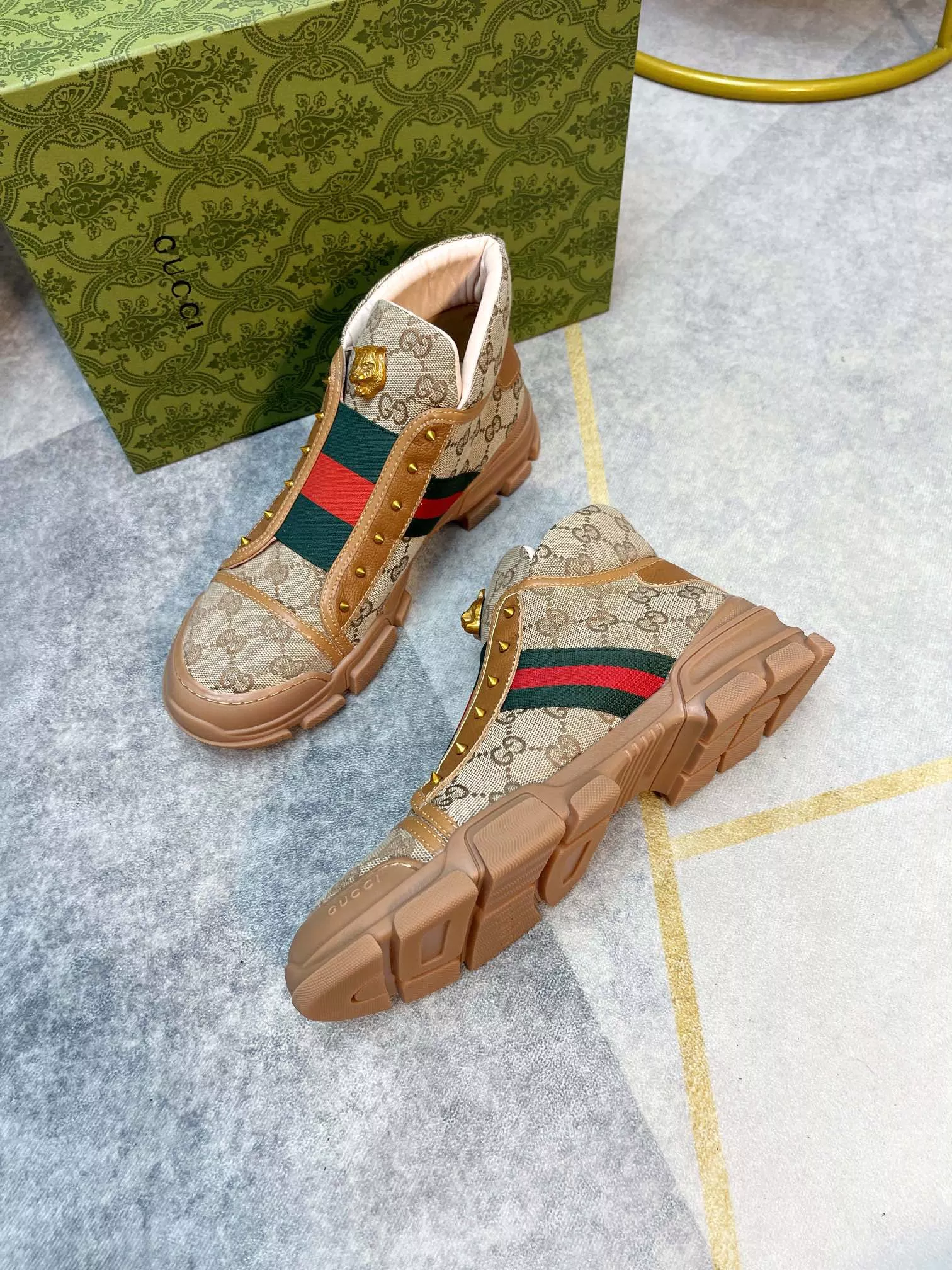 Resilient 4521 Gucci Boots For Men
