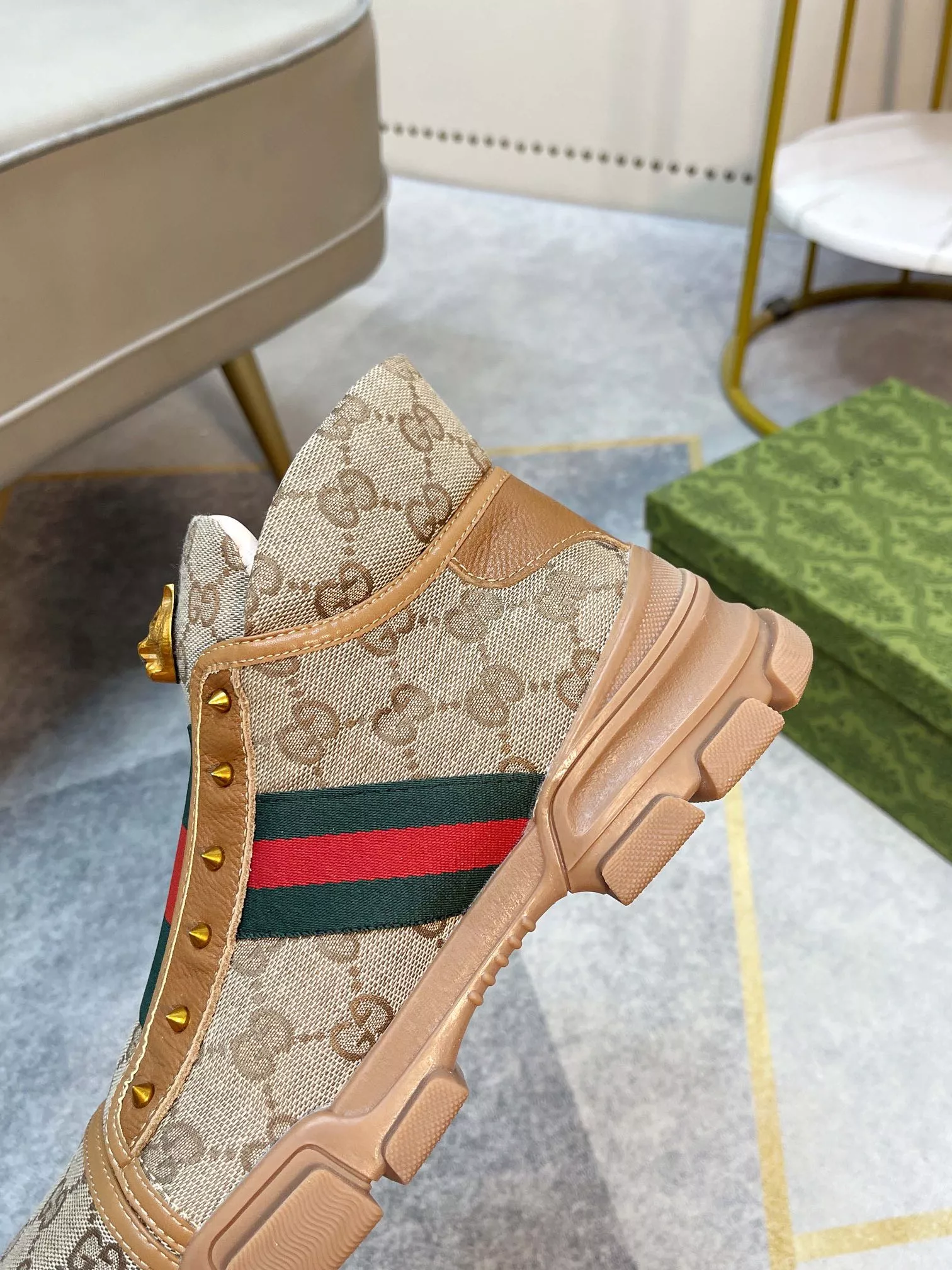 Resilient 4521 Gucci Boots For Men