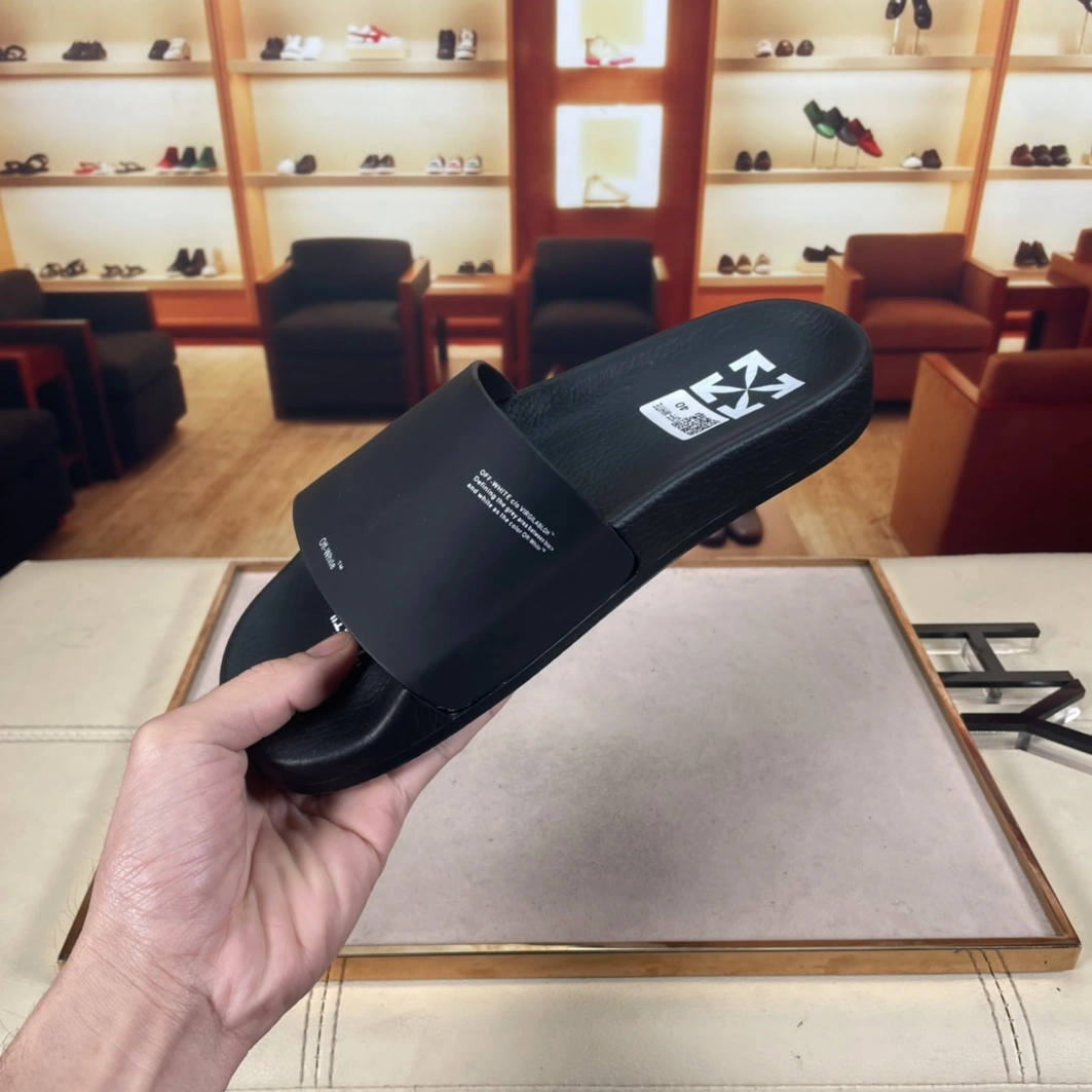 Resilient 4631 Off-White Slippers For Men