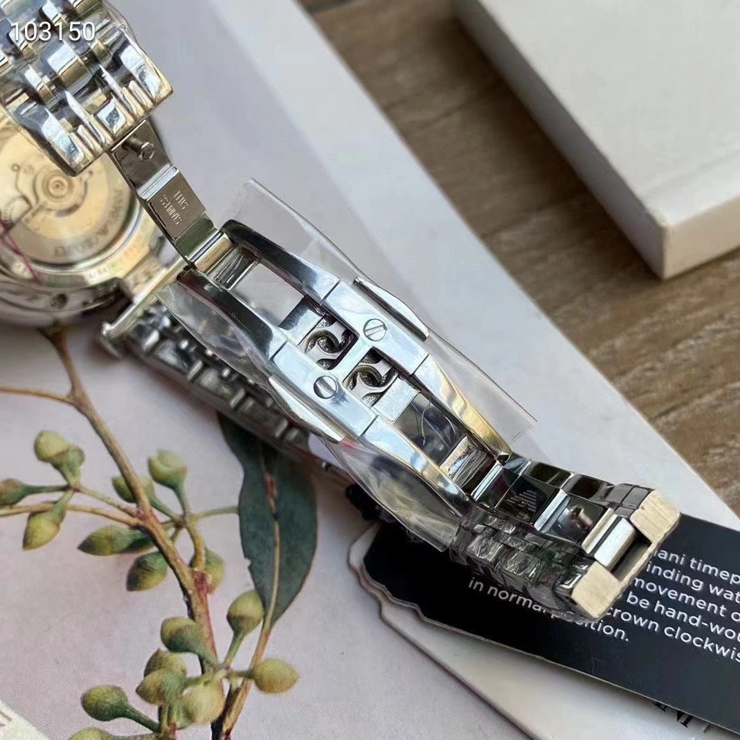 Resilient 4854 Armani AAA Quality Watches In Silver For Women