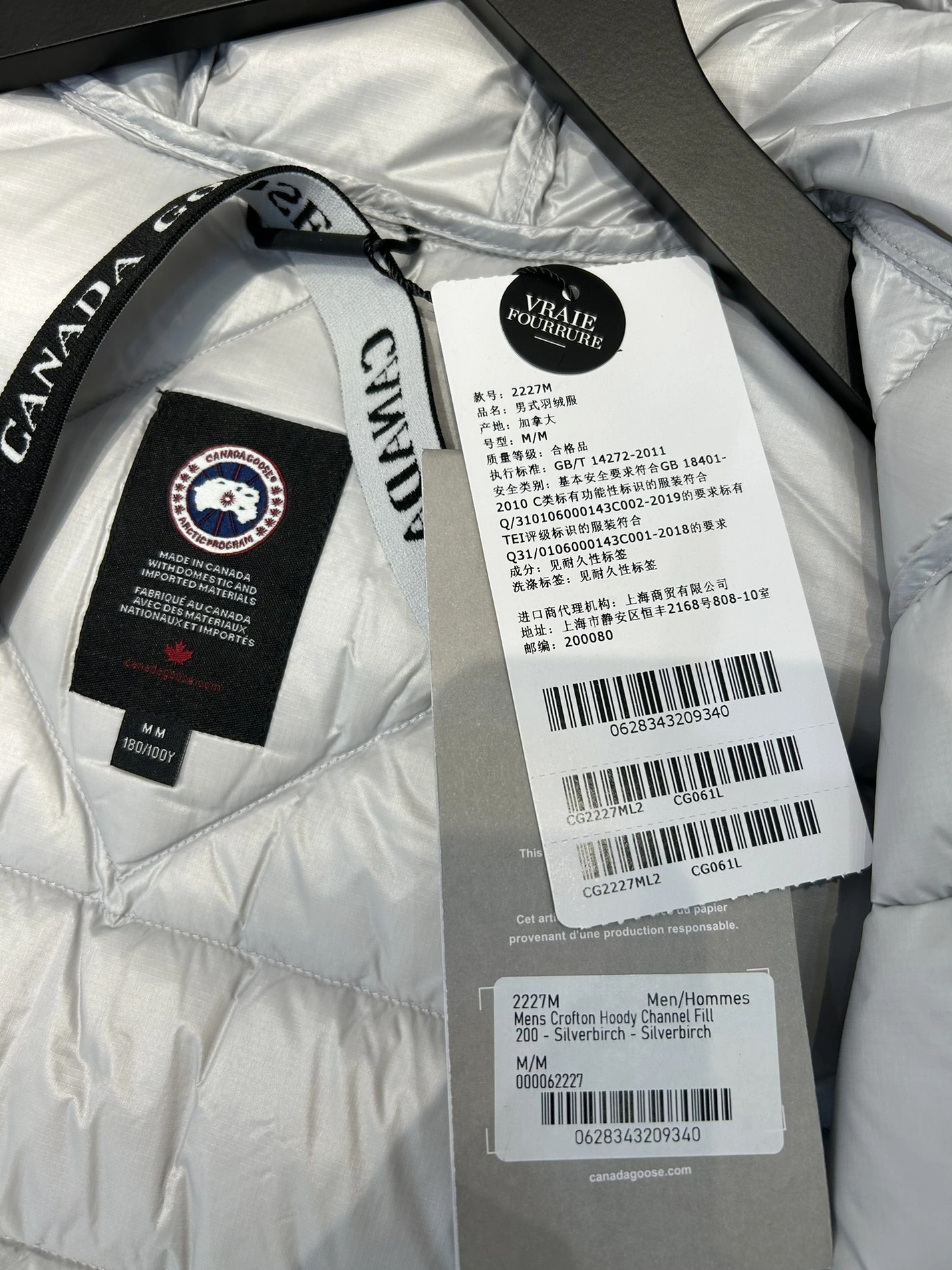 Resilient 5112 Canada Goose Down Feather Coat Long Sleeved For Unisex