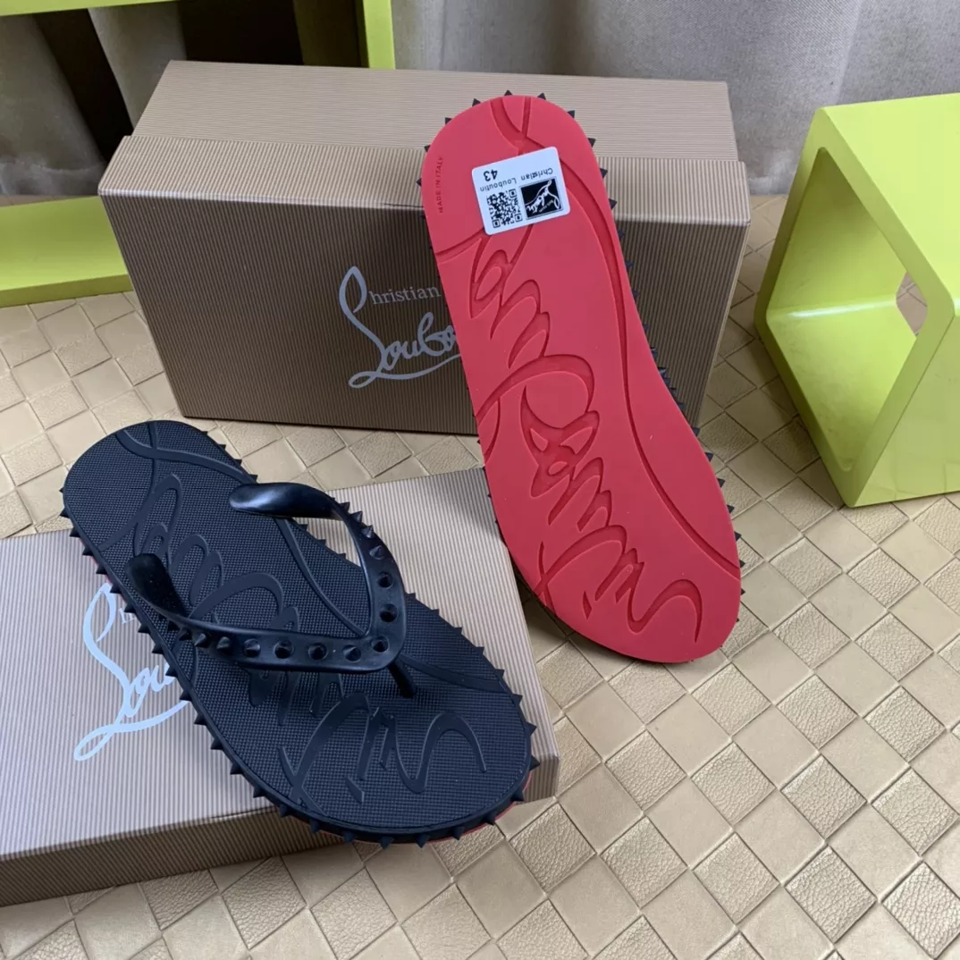 Resilient 5975 Christian Louboutin CL Slippers For Men