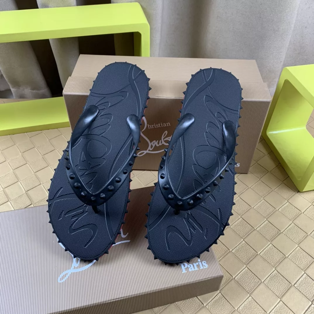 Resilient 5975 Christian Louboutin CL Slippers For Men