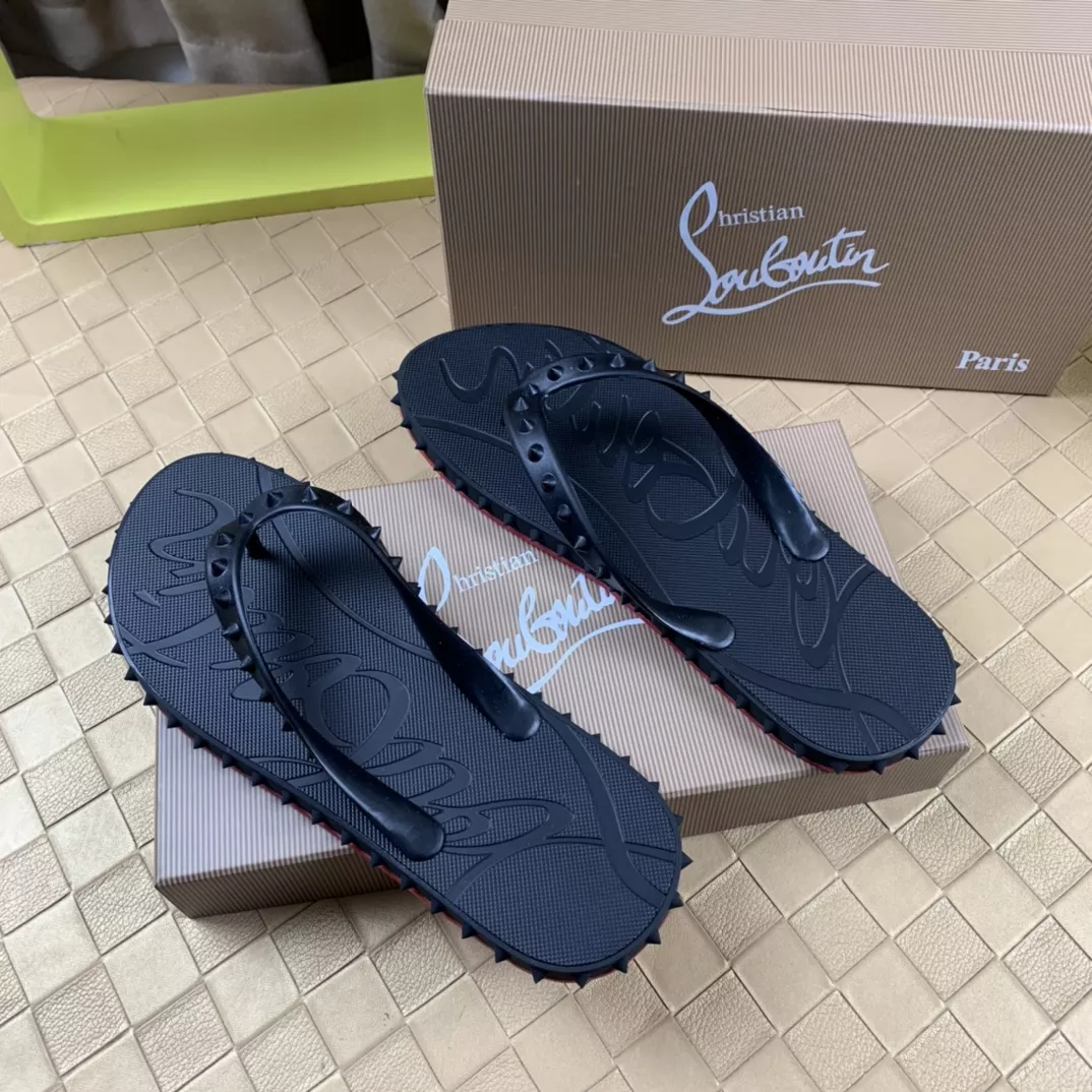 Resilient 5975 Christian Louboutin CL Slippers For Men