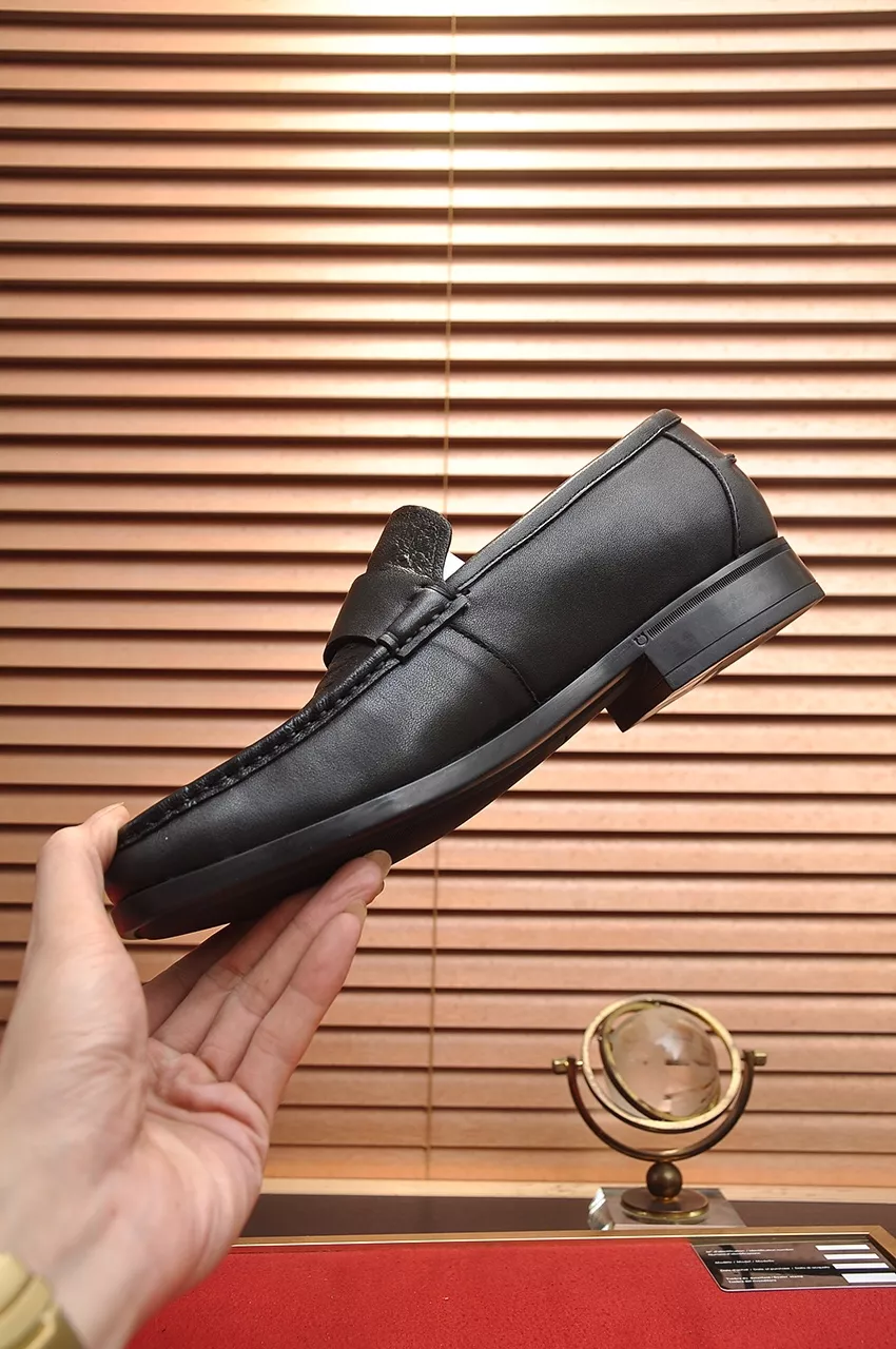 Resilient 6017 Salvatore Ferragamo Leather Shoes For Men