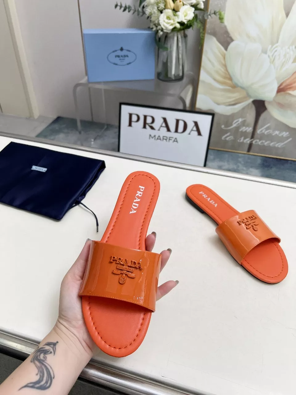 Resilient 6410 Prada Slippers For Women