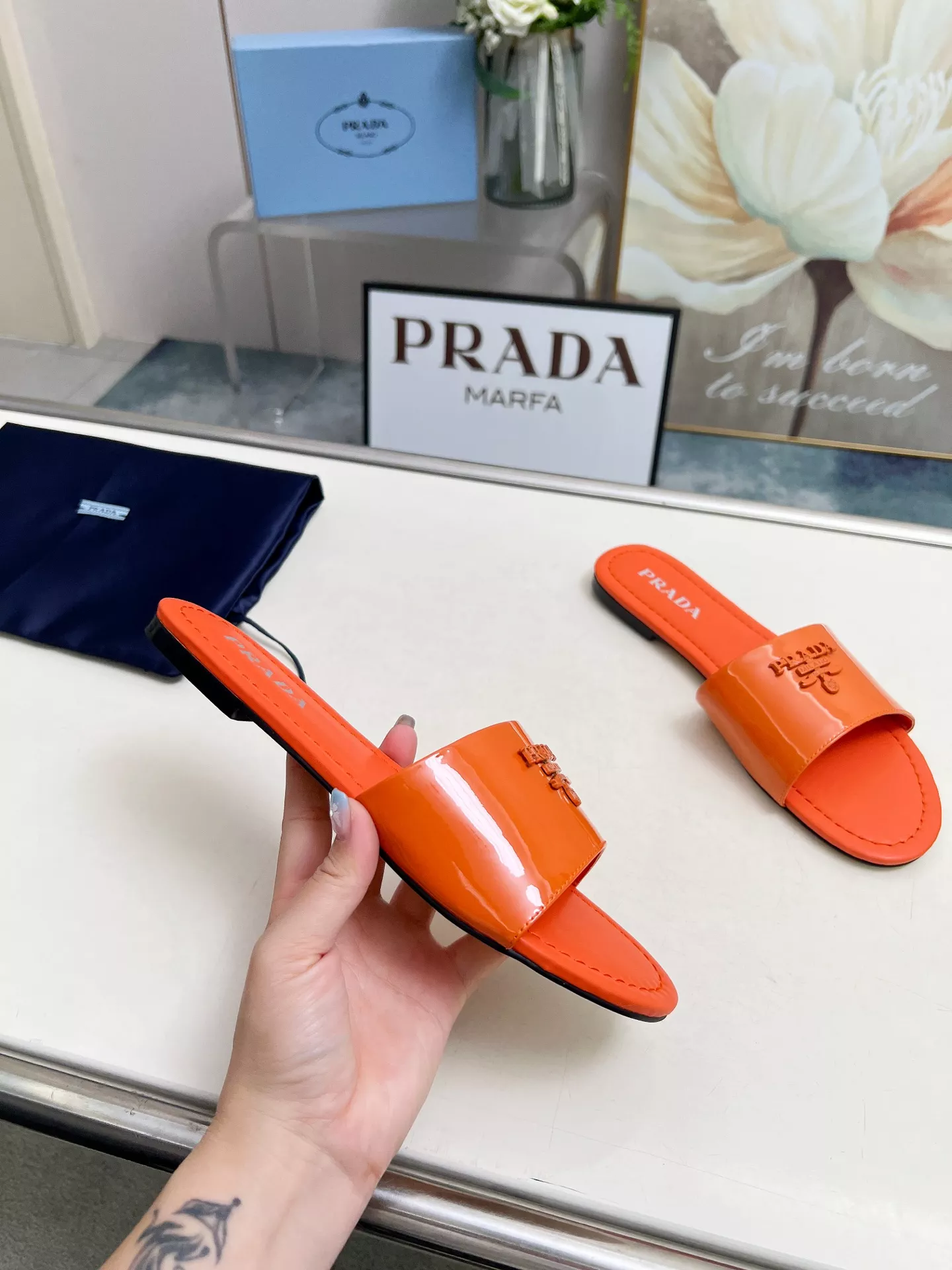 Resilient 6410 Prada Slippers For Women