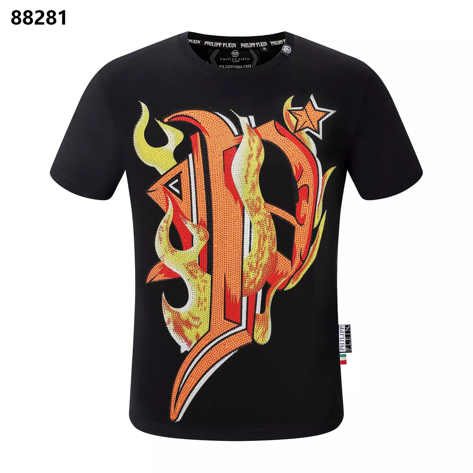 Resilient 6437 Philipp Plein PP T-Shirts Short Sleeved For Men