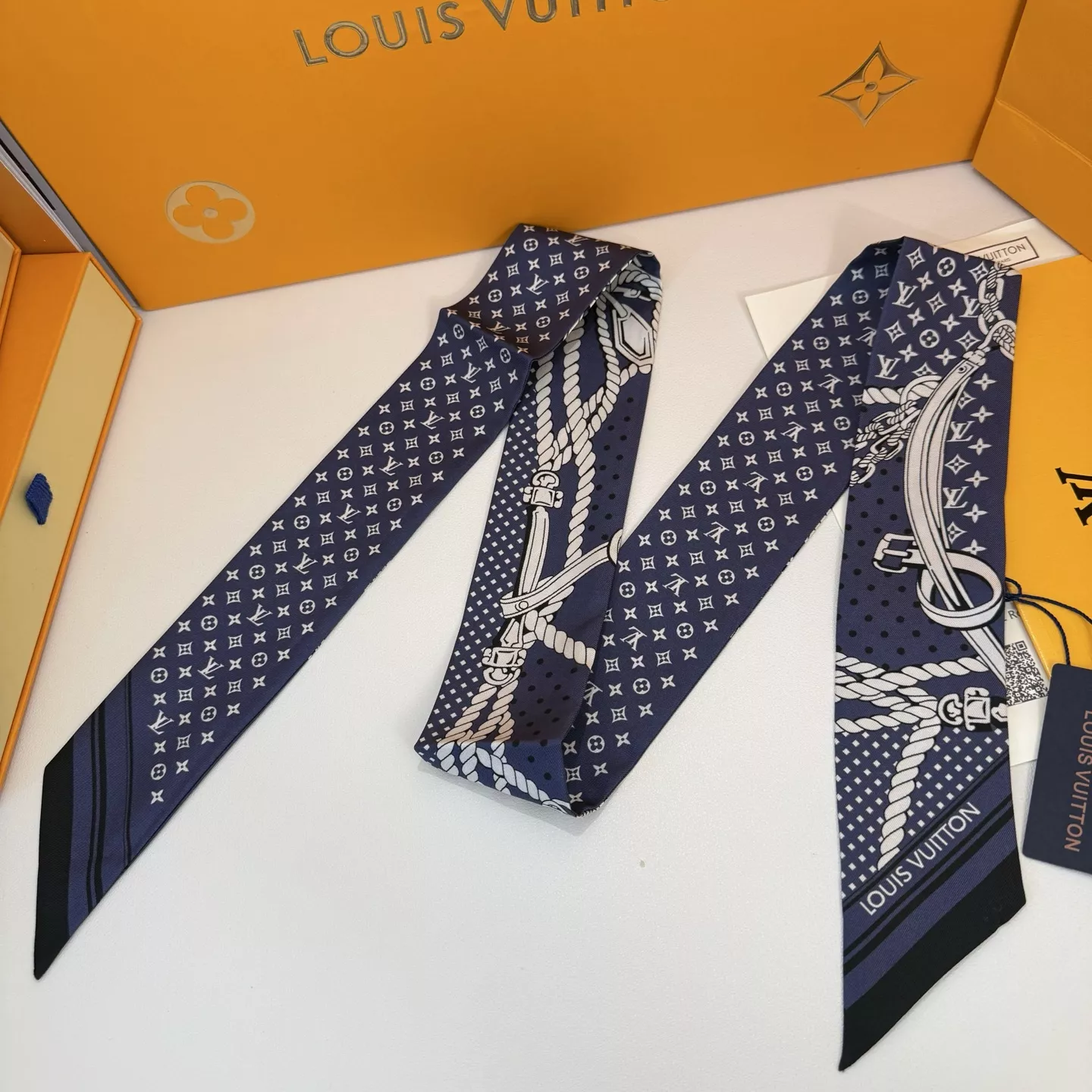 Resilient 6510 Louis Vuitton Silk Scarf