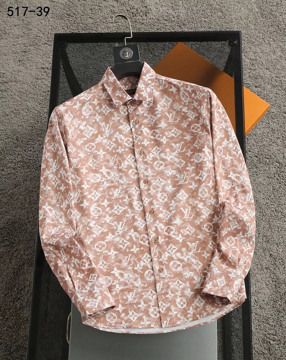Resilient 6898 Louis Vuitton LV Shirts Long Sleeved For Men
