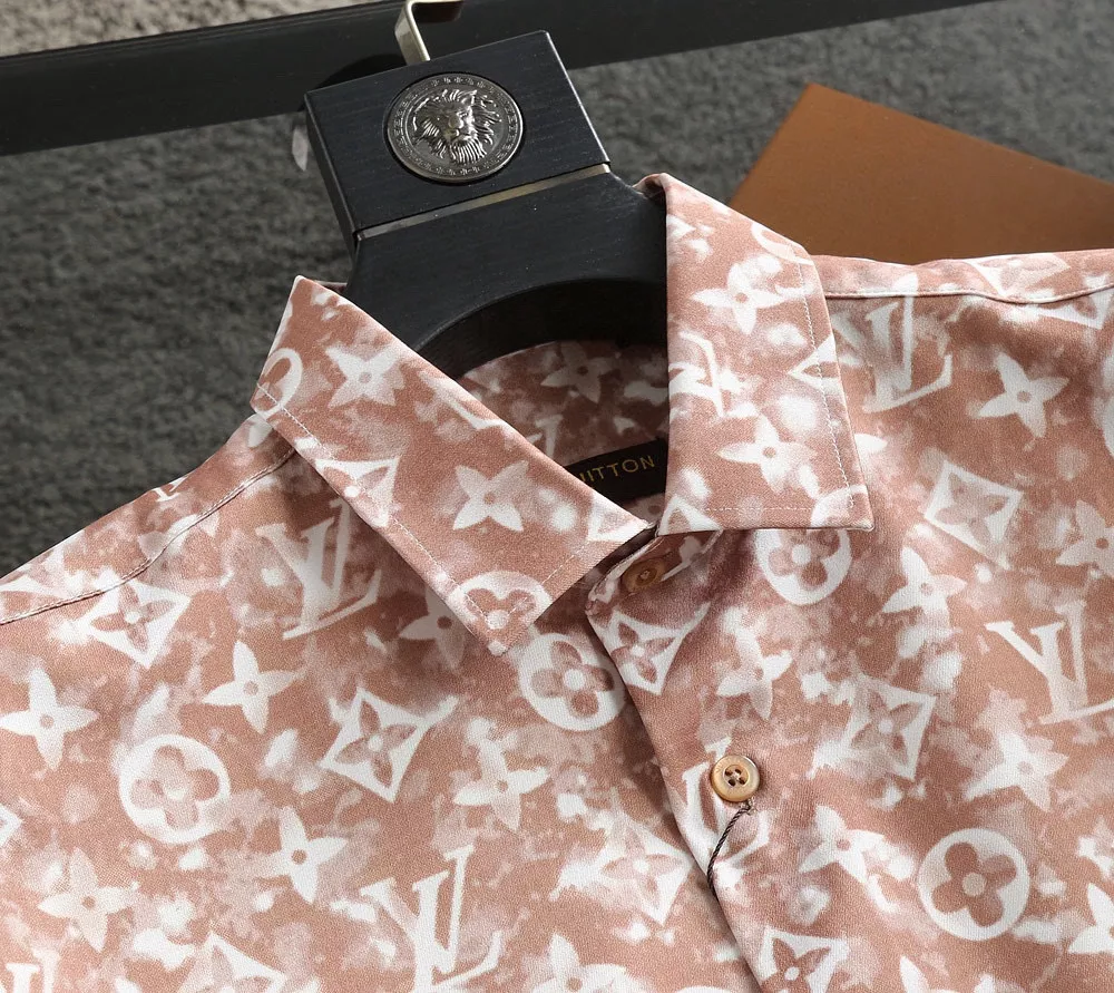 Resilient 6898 Louis Vuitton LV Shirts Long Sleeved For Men