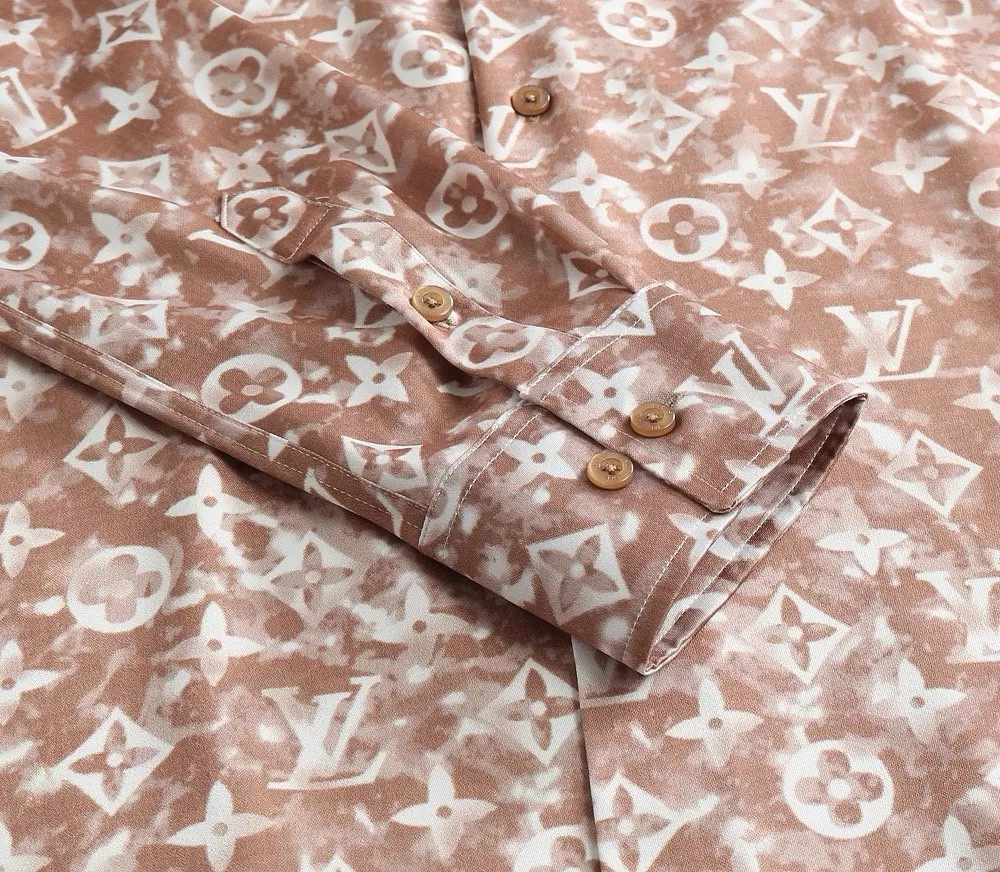 Resilient 6898 Louis Vuitton LV Shirts Long Sleeved For Men