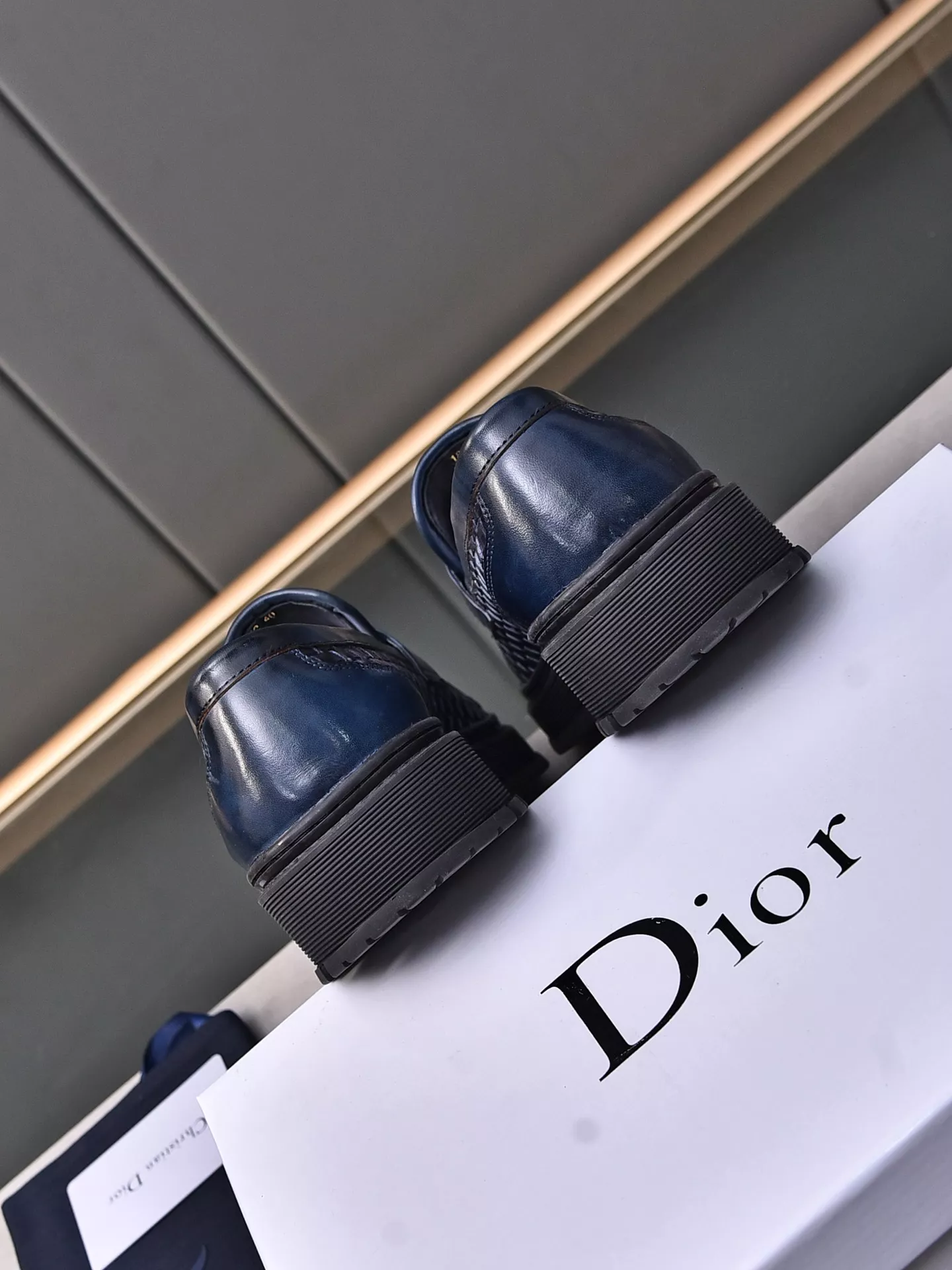 Resilient 7324 Christian Dior Leather Shoes For Men