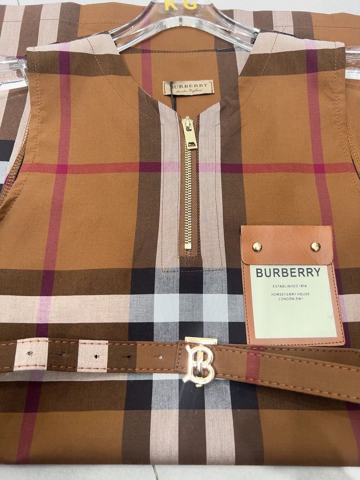 Resilient 767 Burberry Dresses Sleeveless For Women