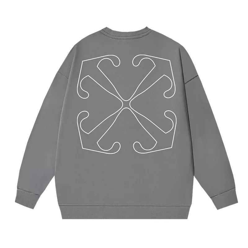 Resilient 7671 Off-White Hoodies Long Sleeved For Unisex