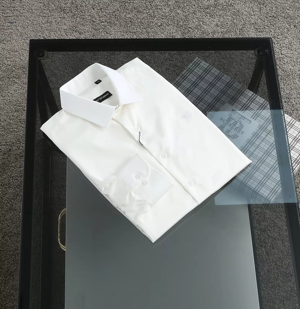 Resilient 7983 Armani Shirts Long Sleeved For Men