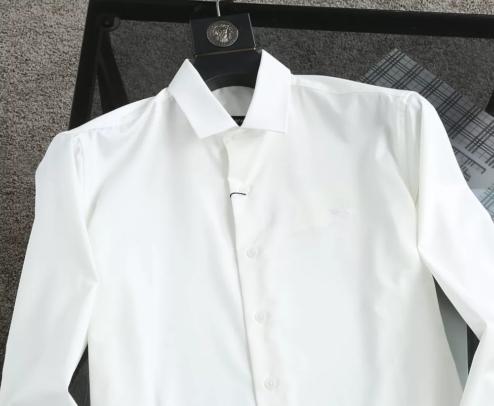 Resilient 7983 Armani Shirts Long Sleeved For Men
