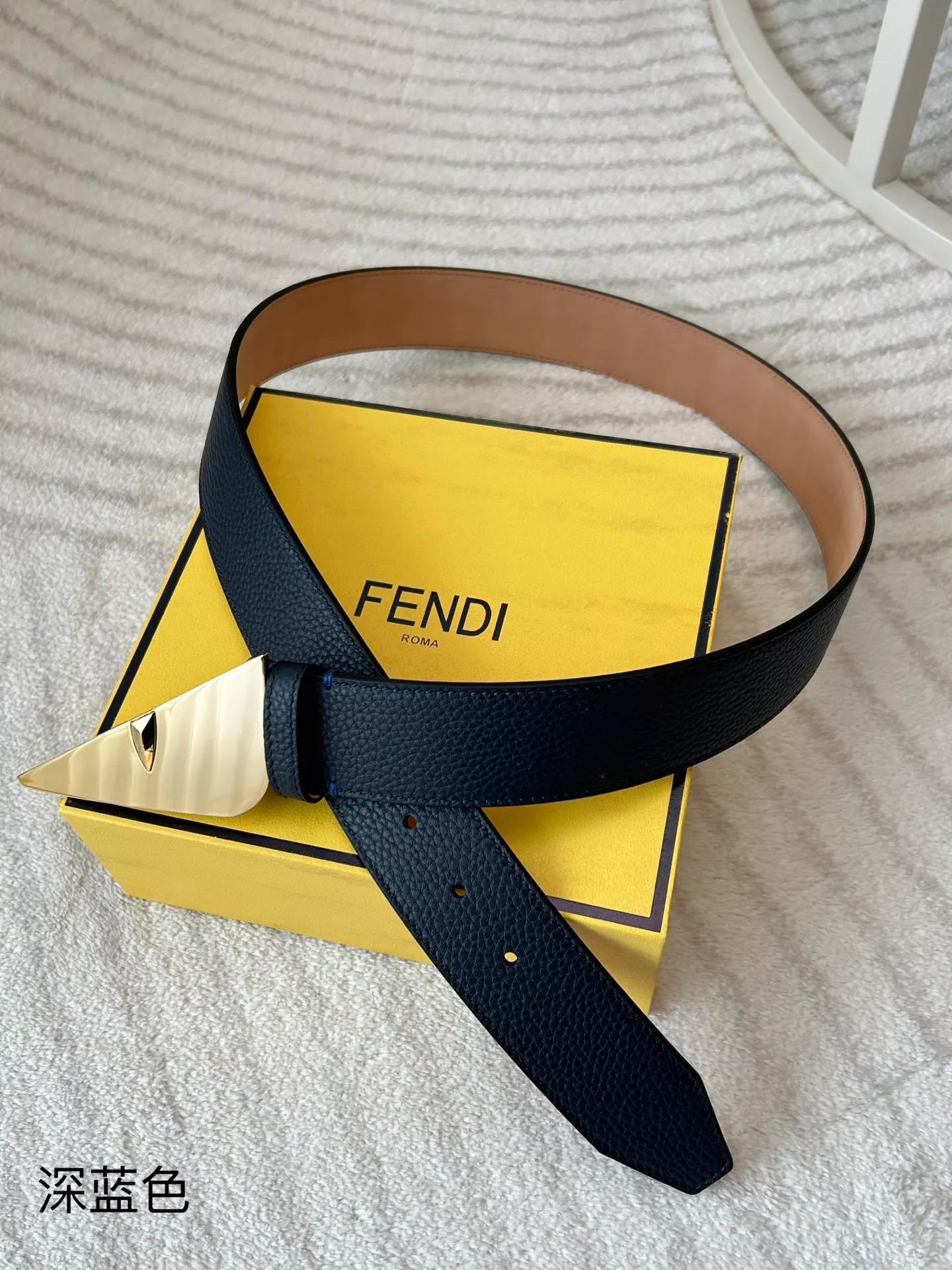 Resilient 8183 Fendi AAA Quality Belts In 4.0cm For Men