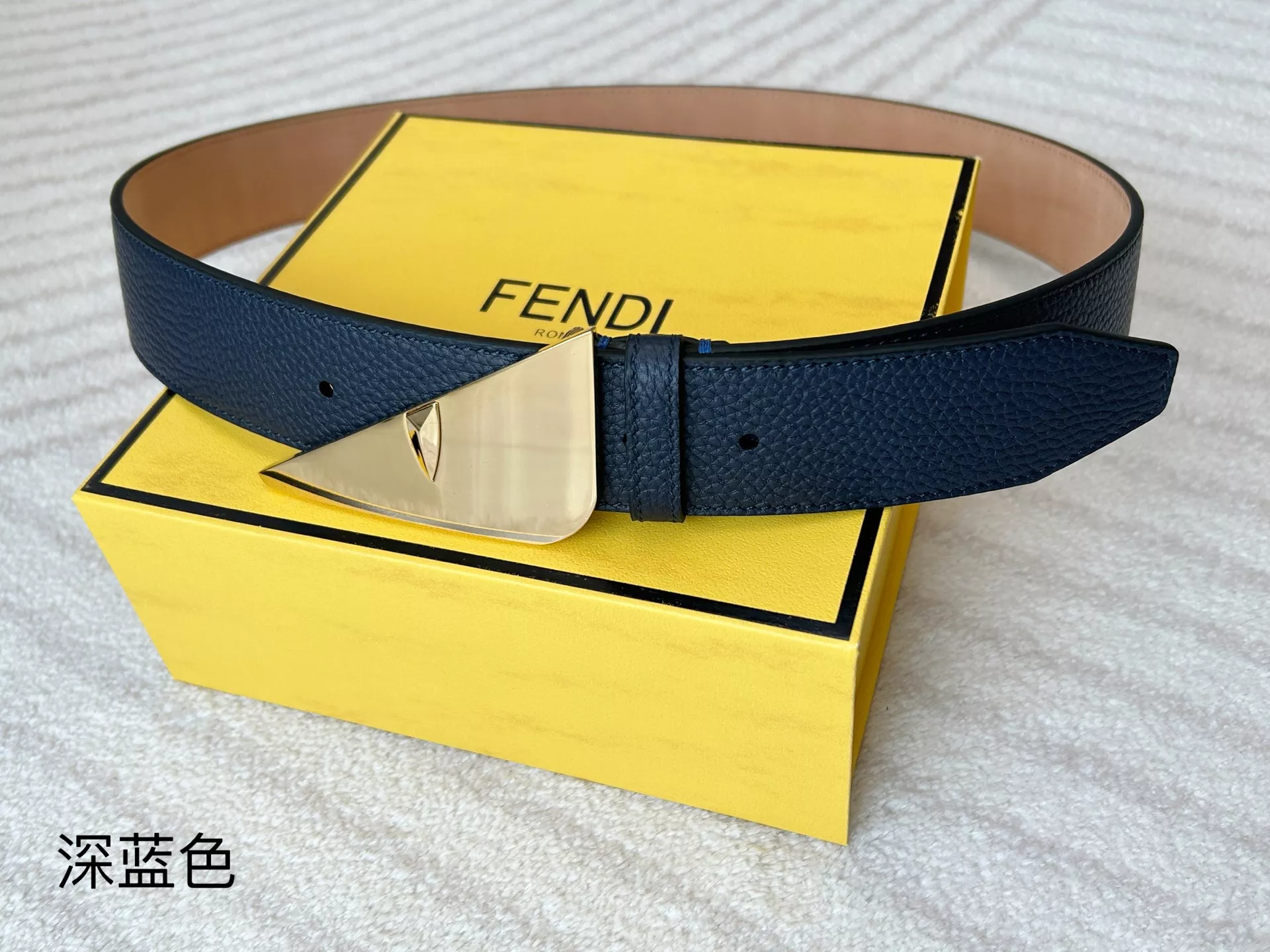 Resilient 8183 Fendi AAA Quality Belts In 4.0cm For Men