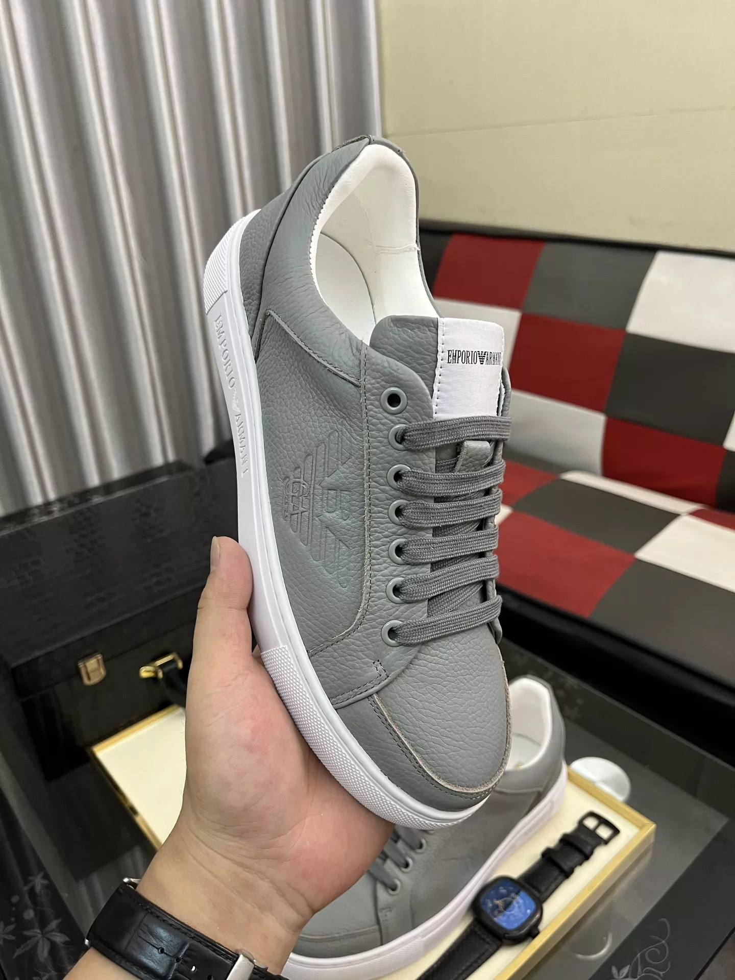 Resilient 8549 Armani Casual Shoes For Men
