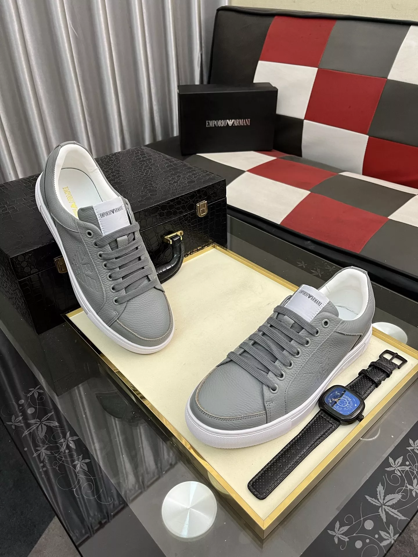 Resilient 8549 Armani Casual Shoes For Men