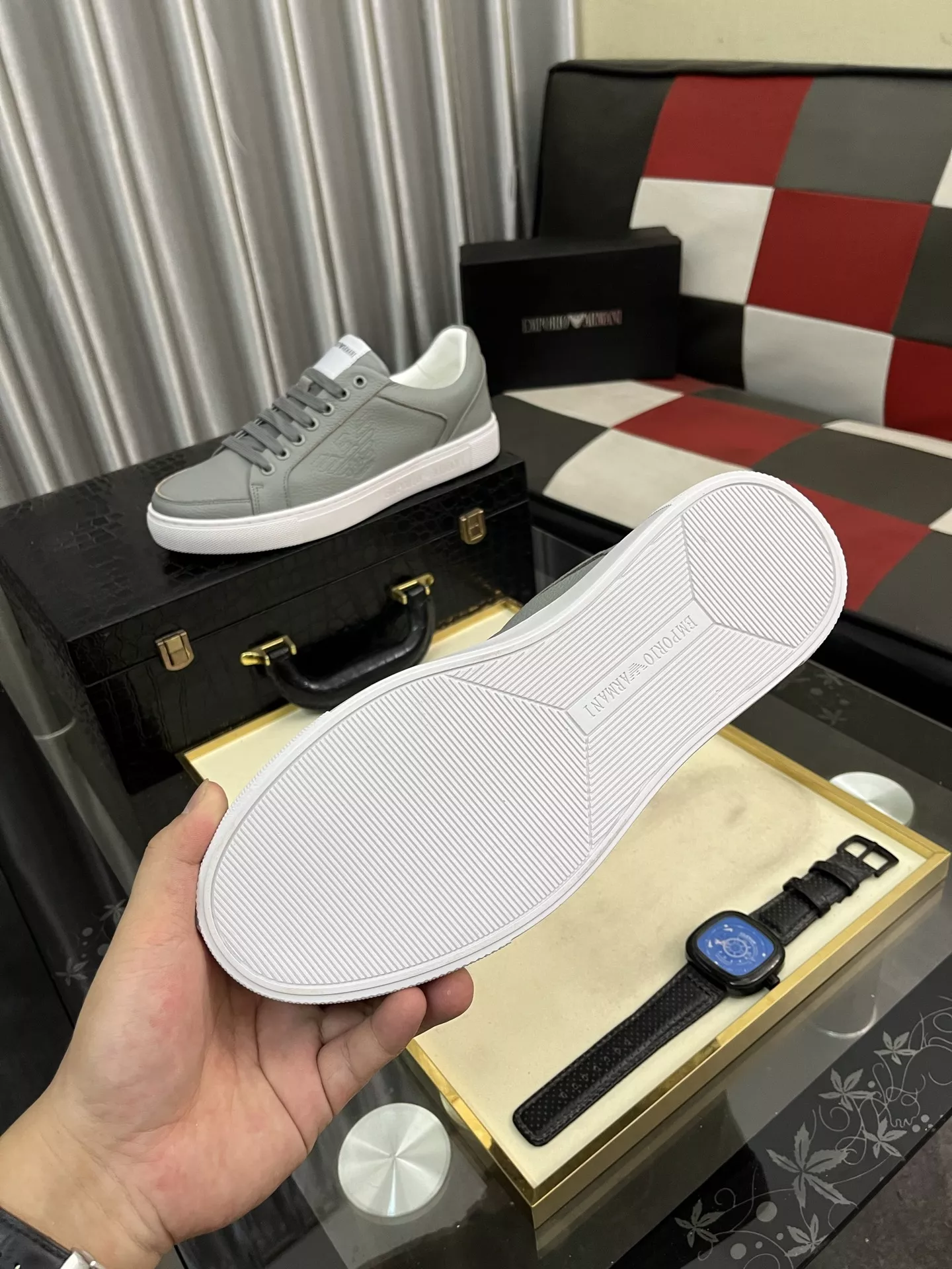 Resilient 8549 Armani Casual Shoes For Men