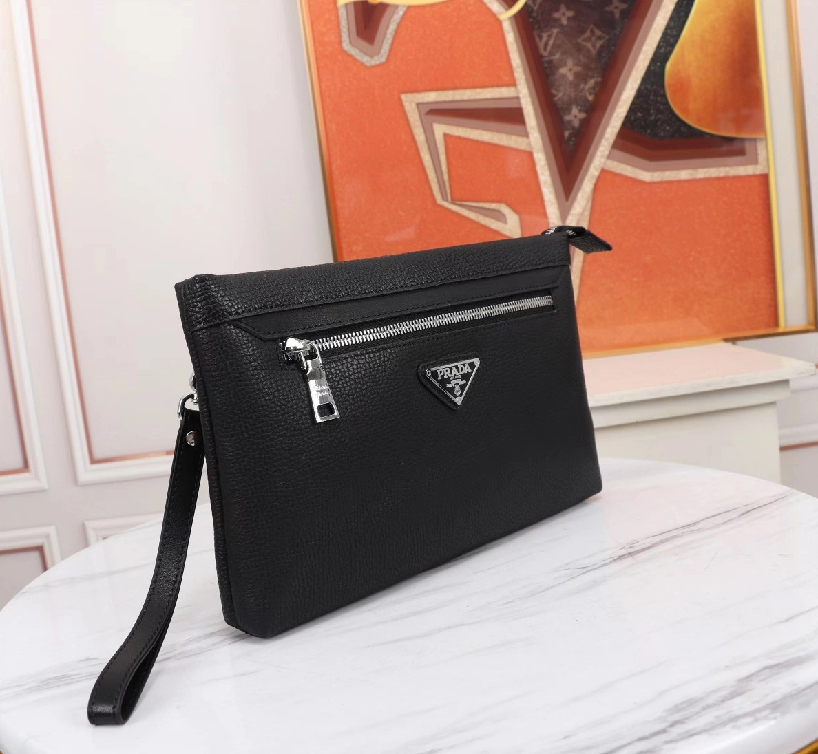 Resilient 8739 Prada AAA Man Wallets
