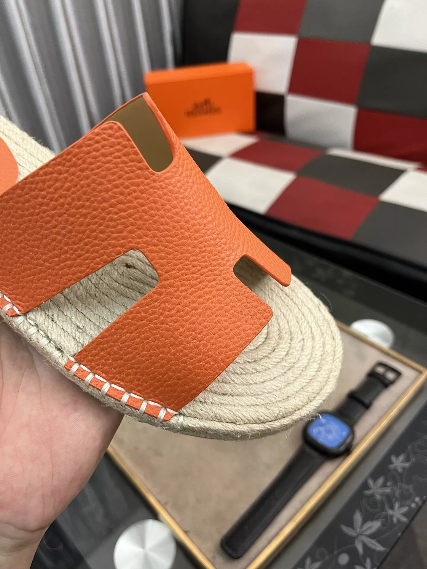 Resilient 8997 Hermes Slippers For Men