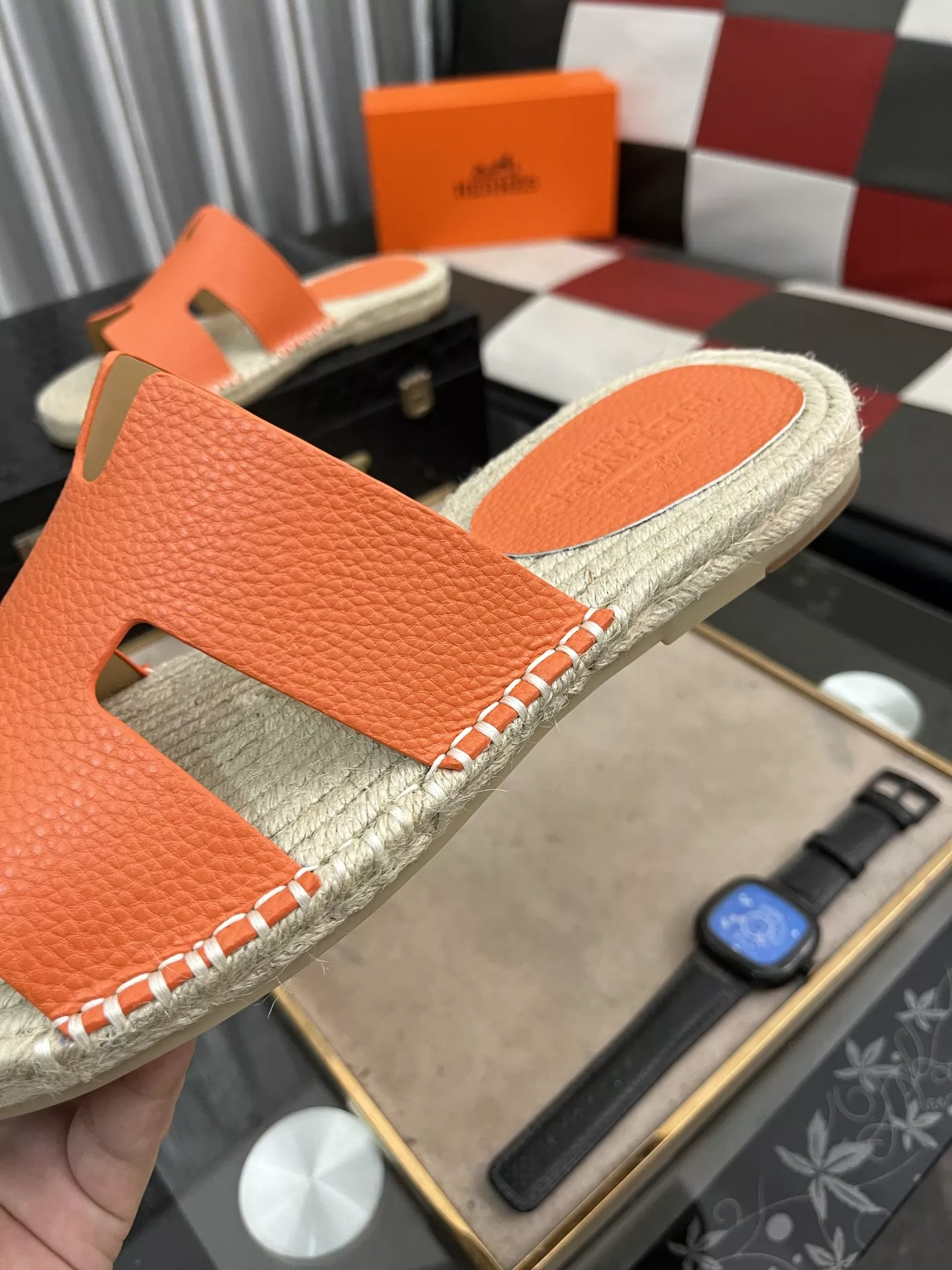 Resilient 8997 Hermes Slippers For Men