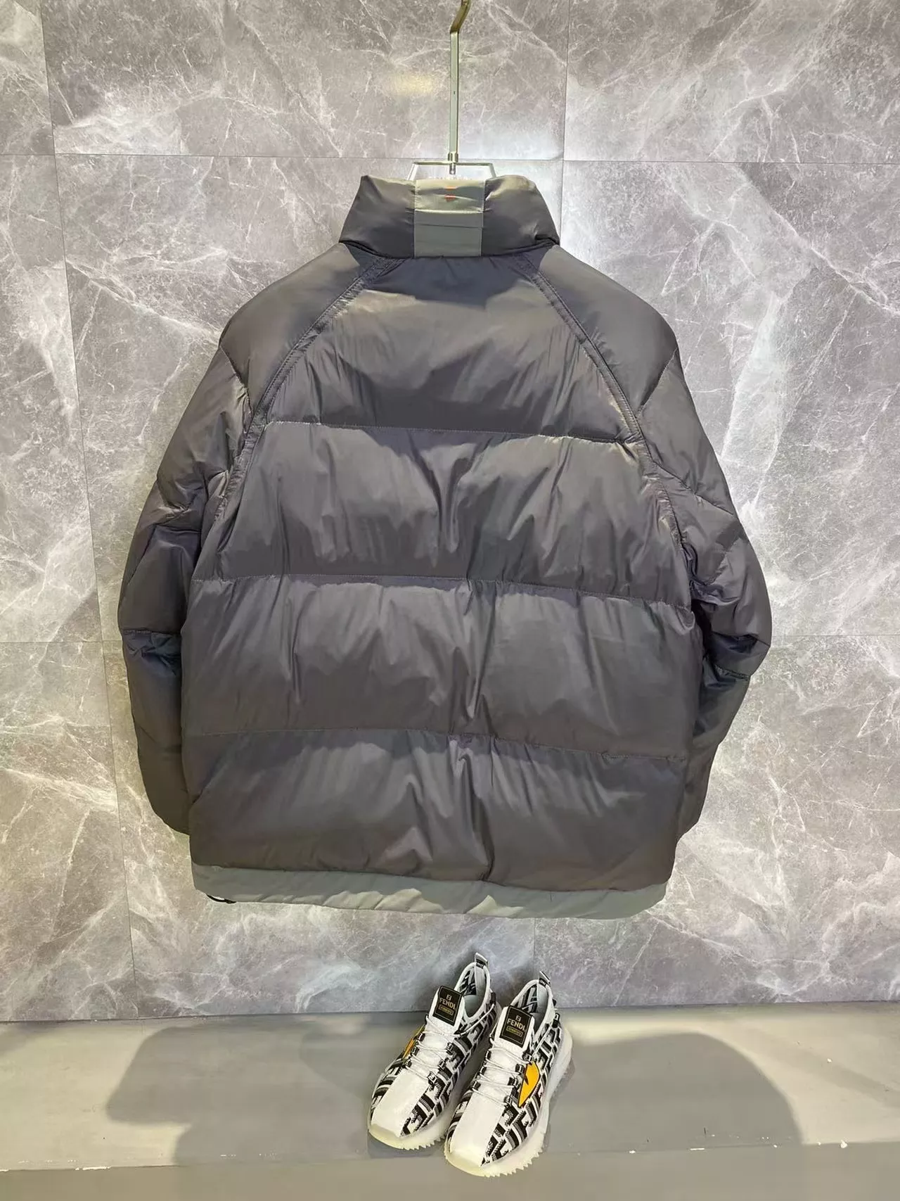 Resilient 9345 Prada Down Feather Coat Long Sleeved For Men