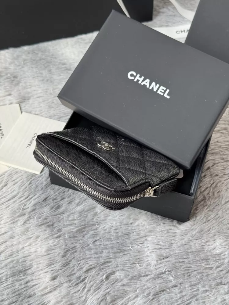 Resilient 9490 Chanel AAA Quality Wallets In Silver For Women