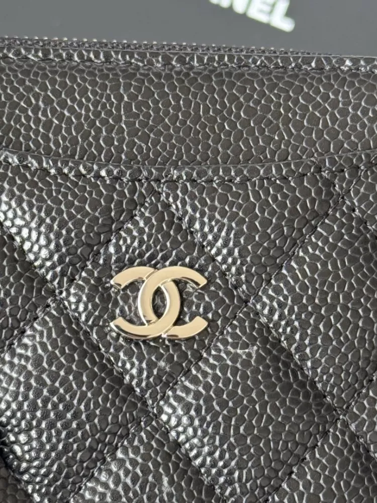 Resilient 9490 Chanel AAA Quality Wallets In Silver For Women