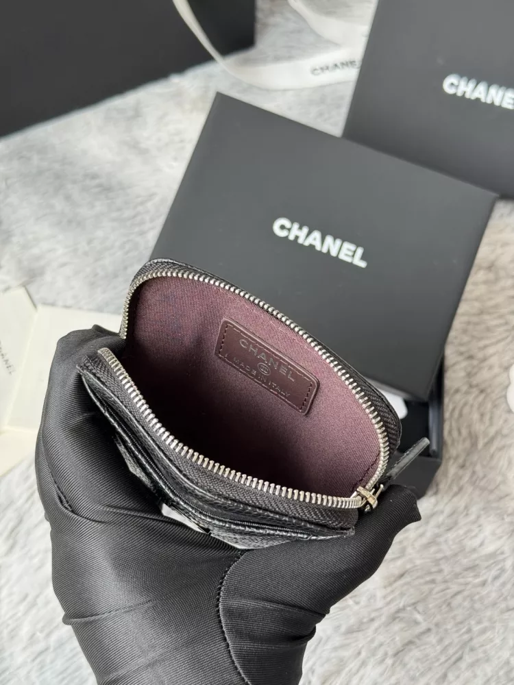 Resilient 9490 Chanel AAA Quality Wallets In Silver For Women